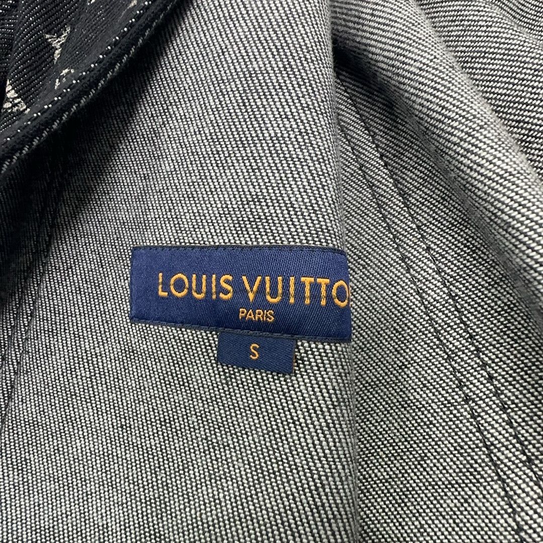 Louis Vuitton Louis Vuitton Monogram Denim Baseball Shirt S Size US S / EU 44-46 / 1 - 3 Thumbnail