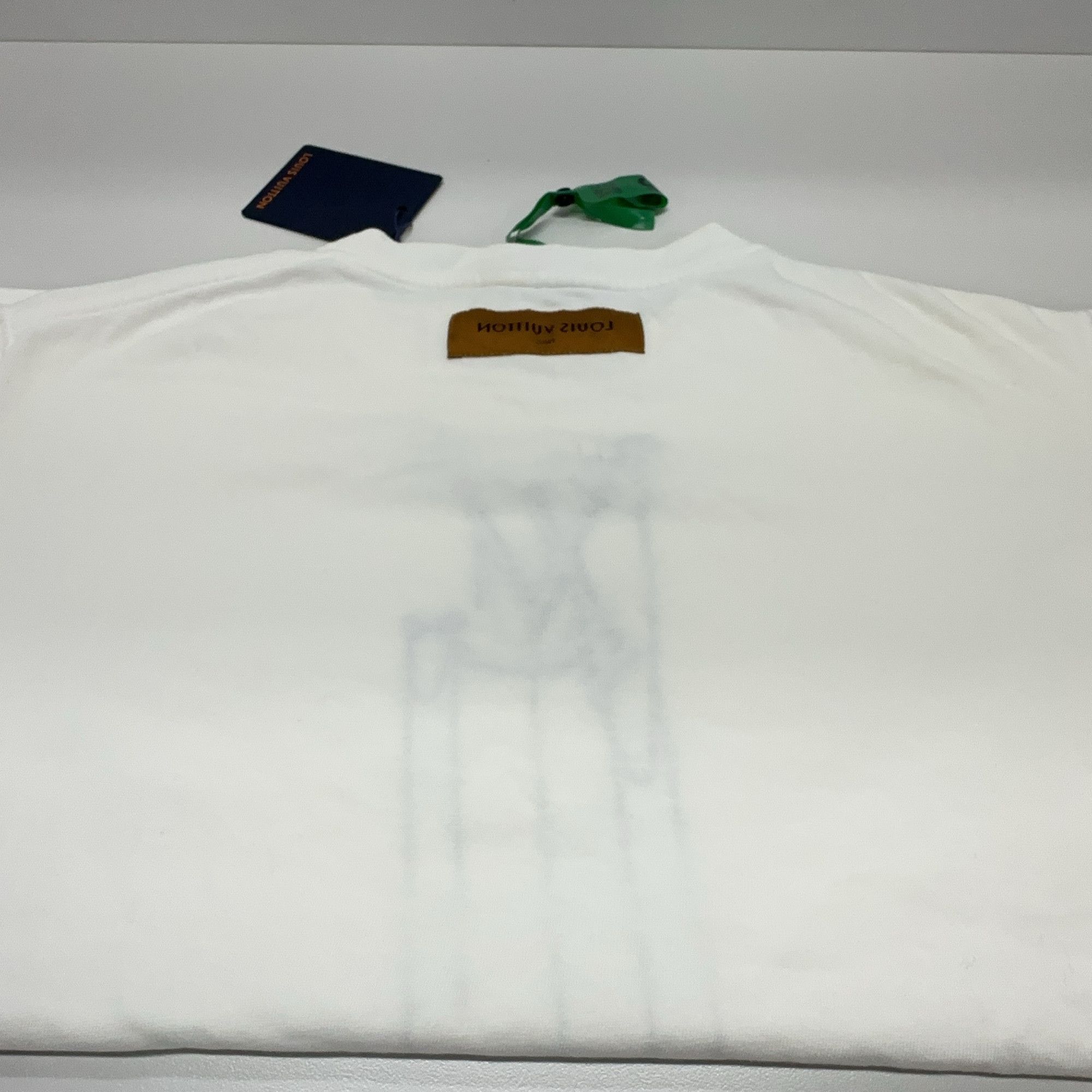 Louis Vuitton Louis Vuitton Dripping Charm Logo T-Shirt White L Size US L / EU 52-54 / 3 - 8 Thumbnail