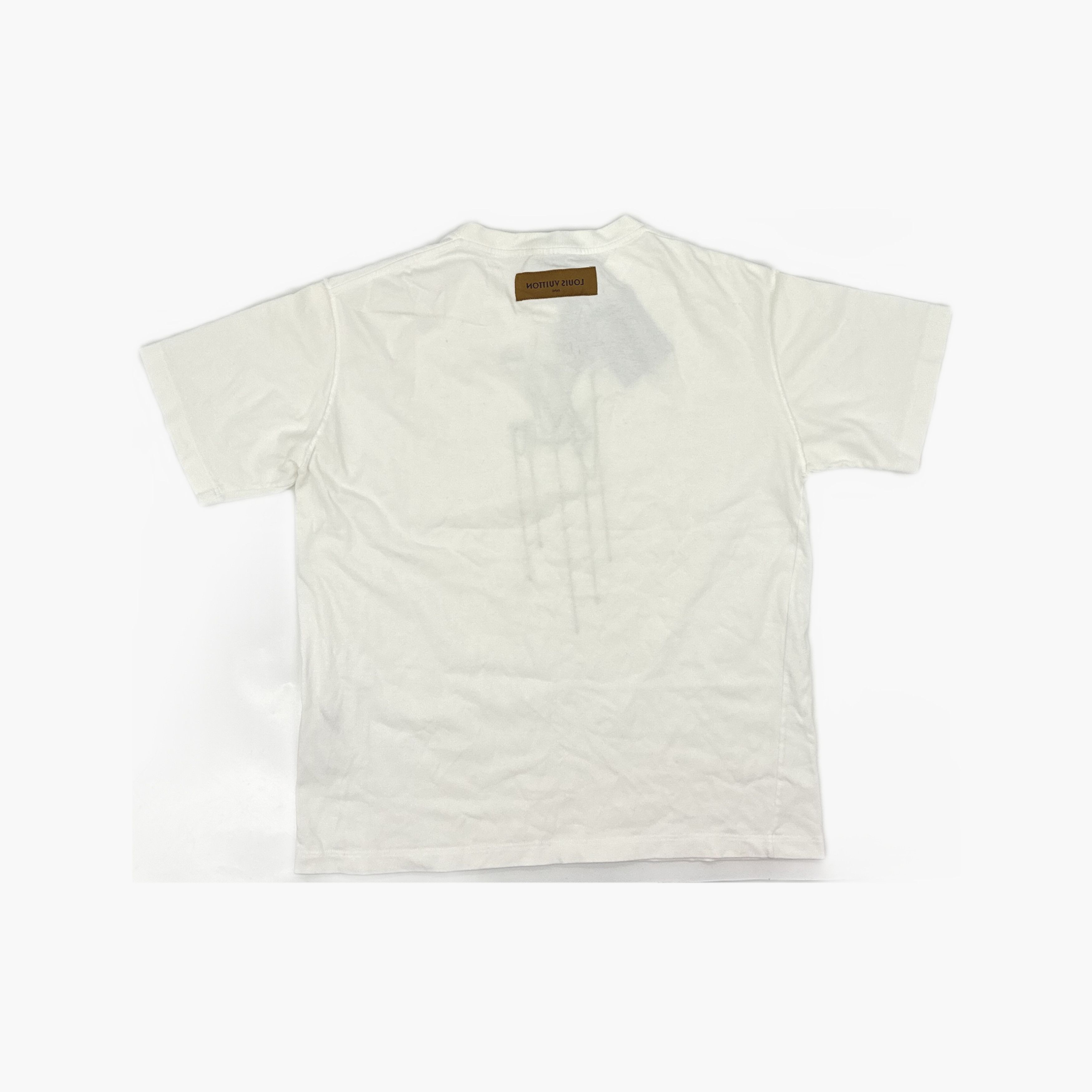 Louis Vuitton Louis Vuitton Dripping Charm Logo T-Shirt White L Size US L / EU 52-54 / 3 - 2 Thumbnail