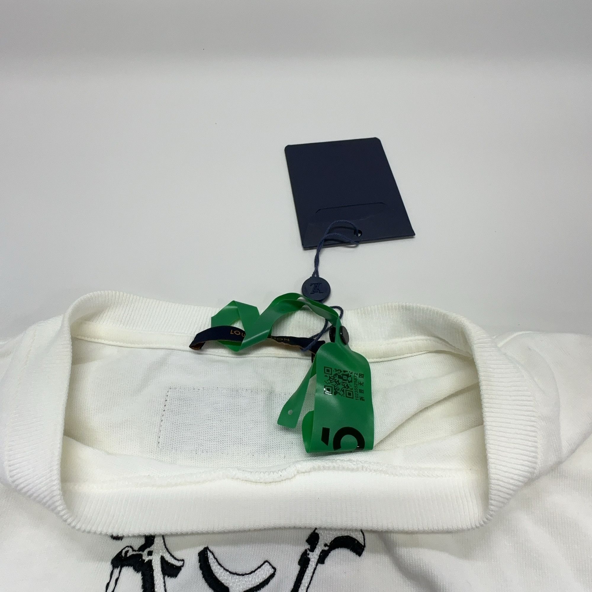 Louis Vuitton Louis Vuitton Dripping Charm Logo T-Shirt White L Size US L / EU 52-54 / 3 - 6 Thumbnail