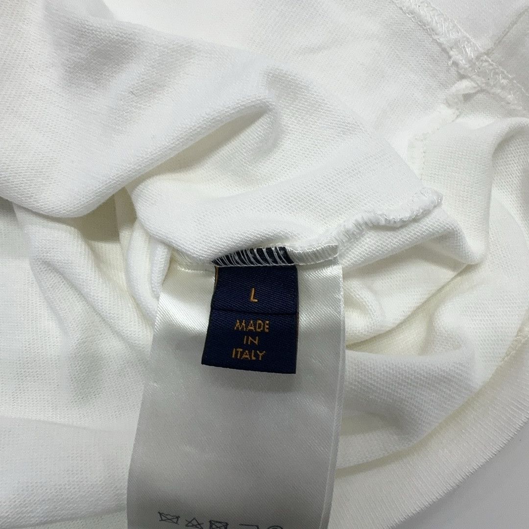 Louis Vuitton Louis Vuitton Dripping Charm Logo T-Shirt White L Size US L / EU 52-54 / 3 - 3 Thumbnail