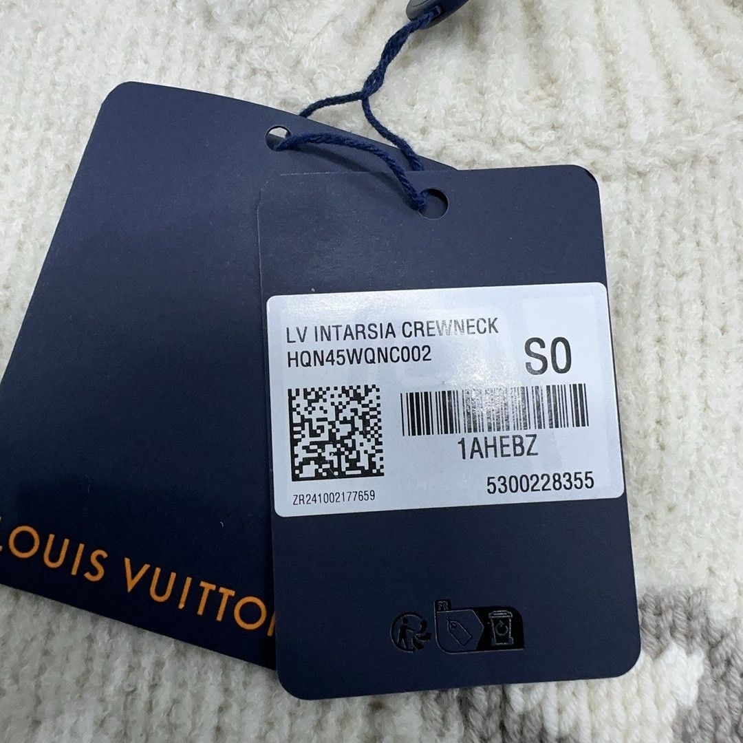 Louis Vuitton Louis Vuitton LV Intarsia Crewneck Sweater Size S Size US S / EU 44-46 / 1 - 4 Thumbnail