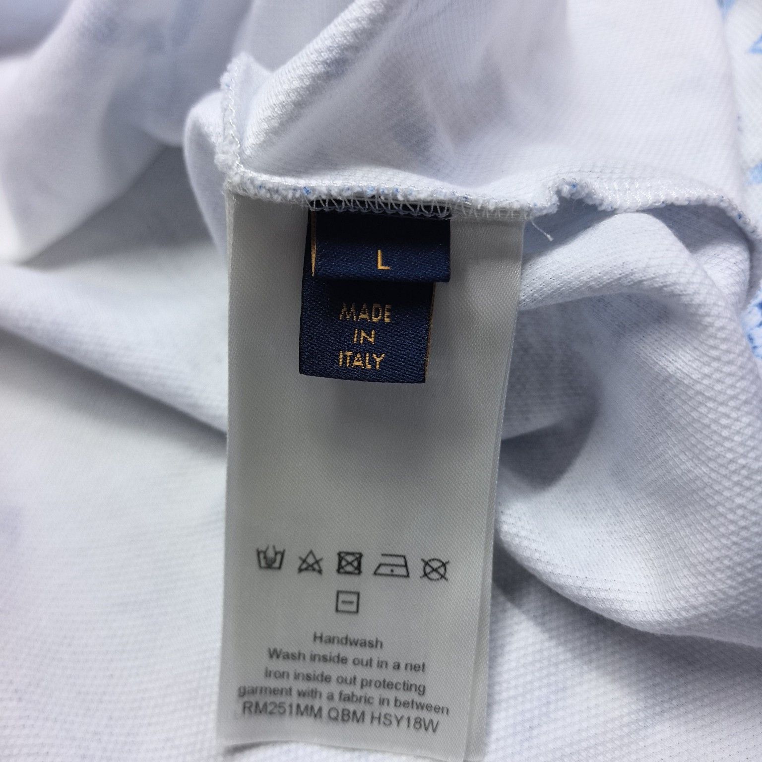Louis Vuitton Louis Vuitton Blue Landscape Print T-Shirt L Size US L / EU 52-54 / 3 - 4 Thumbnail