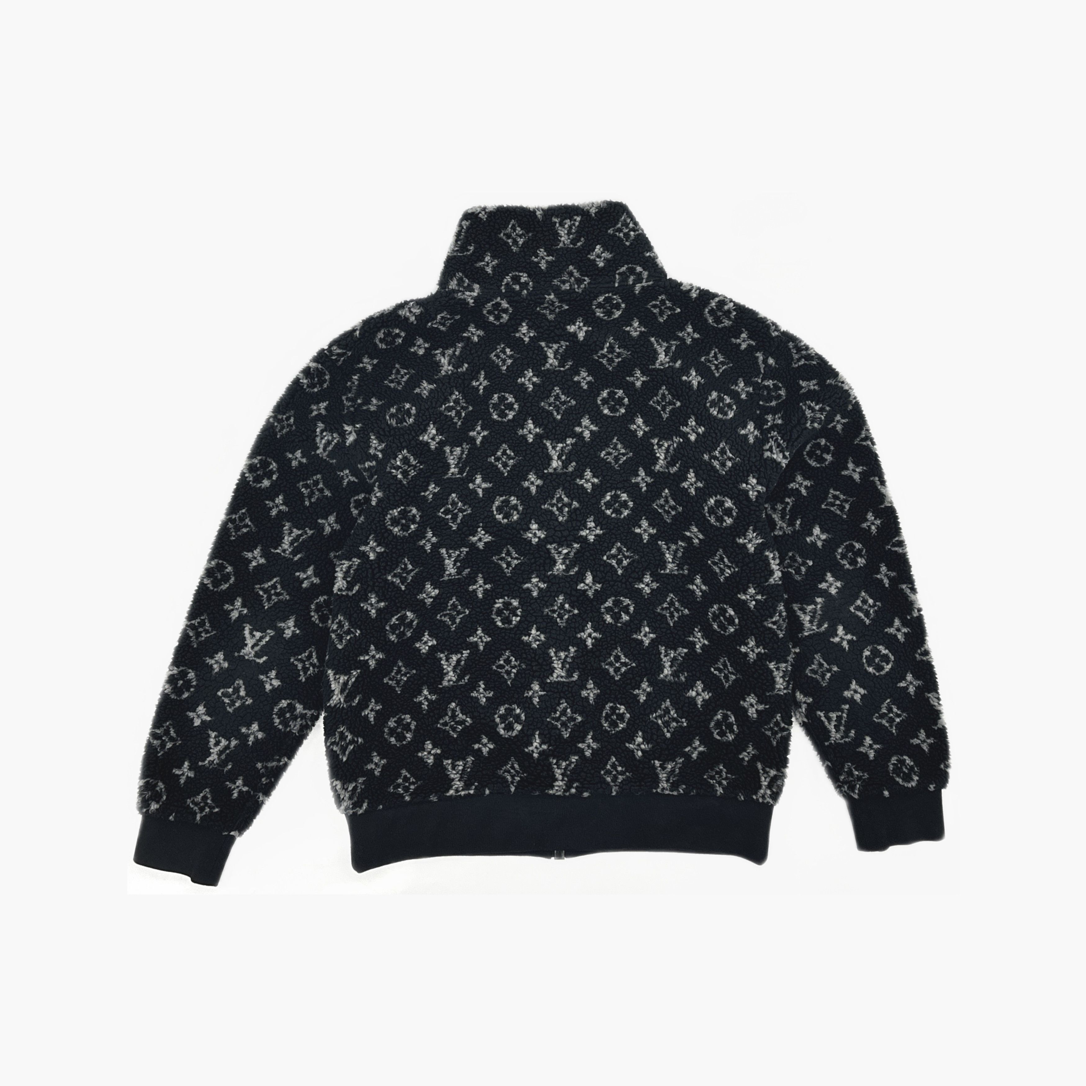Louis Vuitton Louis Vuitton Monogram Jacquard Fleece Jacket Size M Size US M / EU 48-50 / 2 - 2 Thumbnail