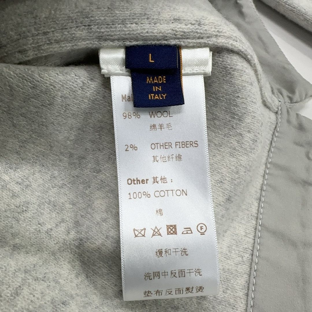 Louis Vuitton Louis Vuitton Logo Wool Button Up Shirt L Size US L / EU 52-54 / 3 - 5 Thumbnail