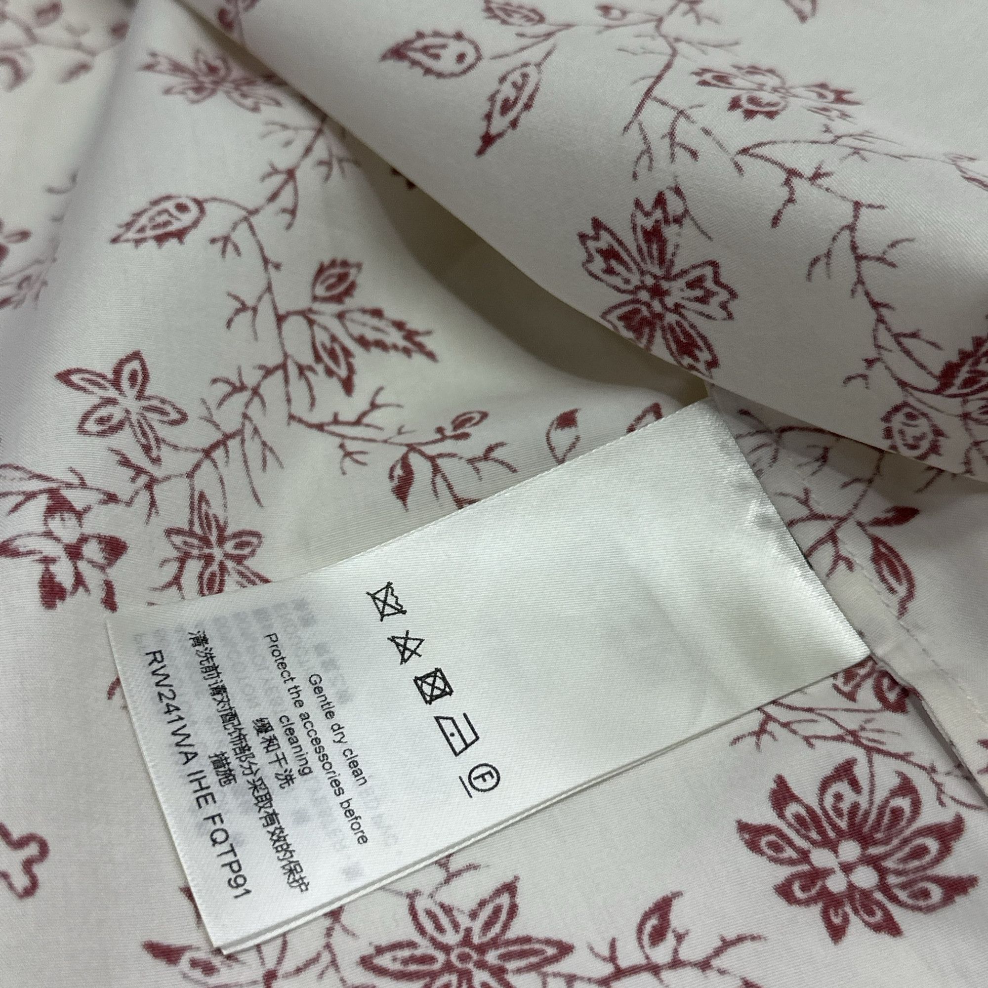 Louis Vuitton Louis Vuitton Floral Print Silk Blend Shirt 36 Size XS / US 0-2 / IT 36-38 - 3 Thumbnail