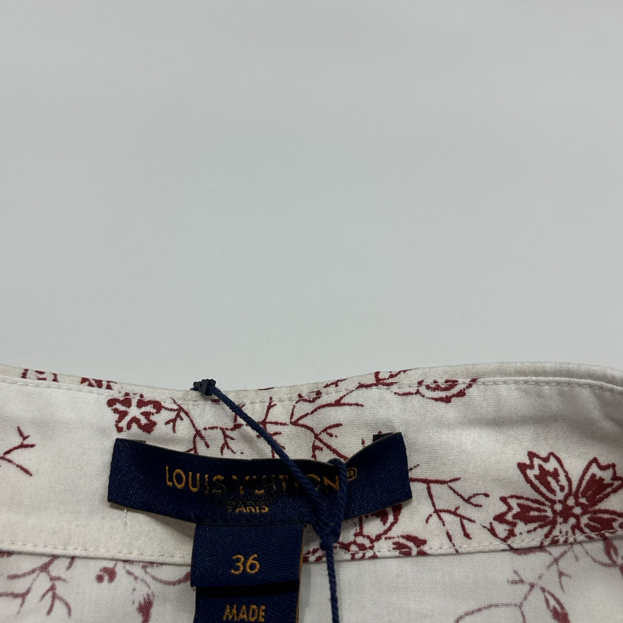 Louis Vuitton Louis Vuitton Floral Print Silk Blend Shirt 36 Size XS / US 0-2 / IT 36-38 - 4 Thumbnail