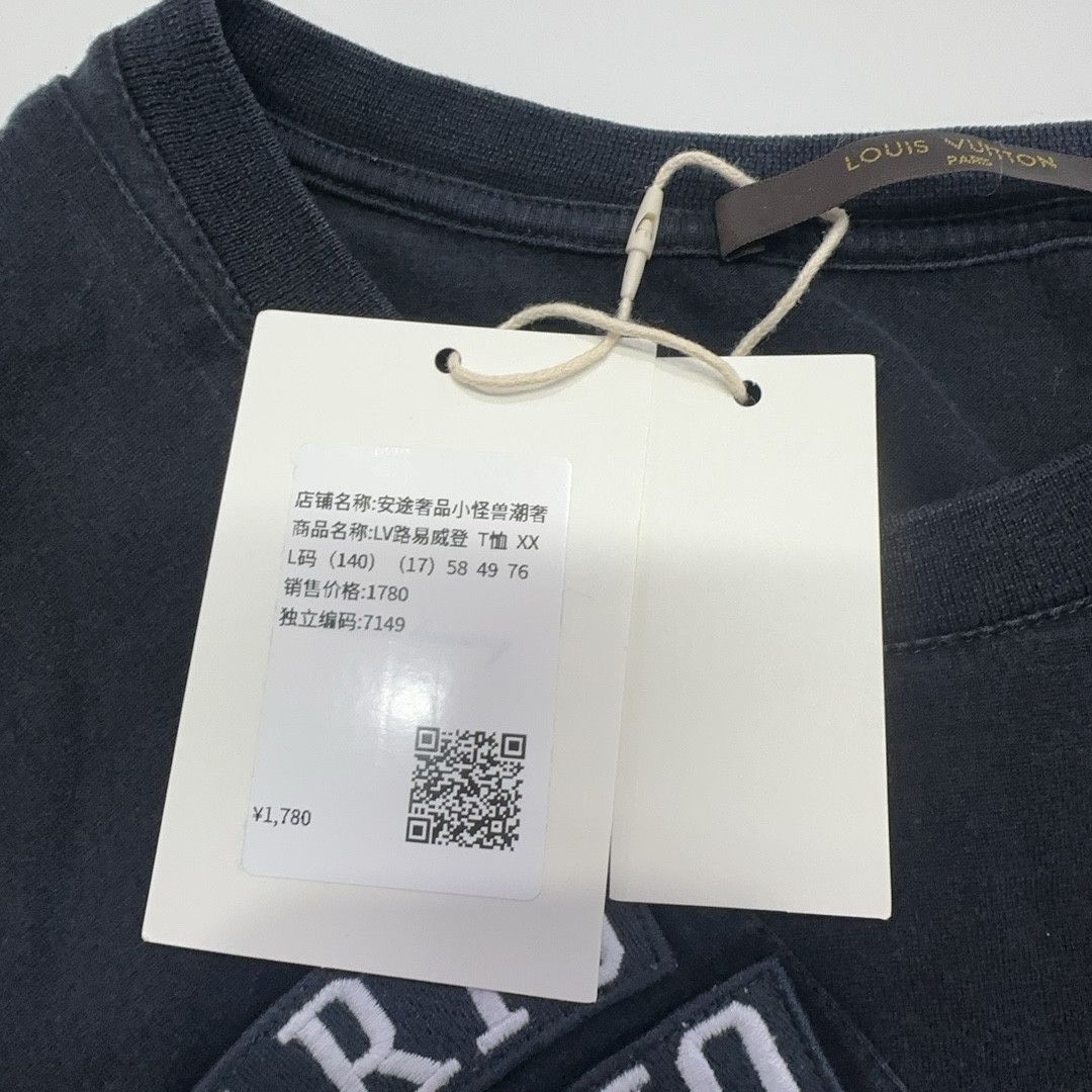 Louis Vuitton Louis Vuitton x Fragment Bolt Logo T-Shirt XXL Size US XXL / EU 58 / 5 - 4 Thumbnail