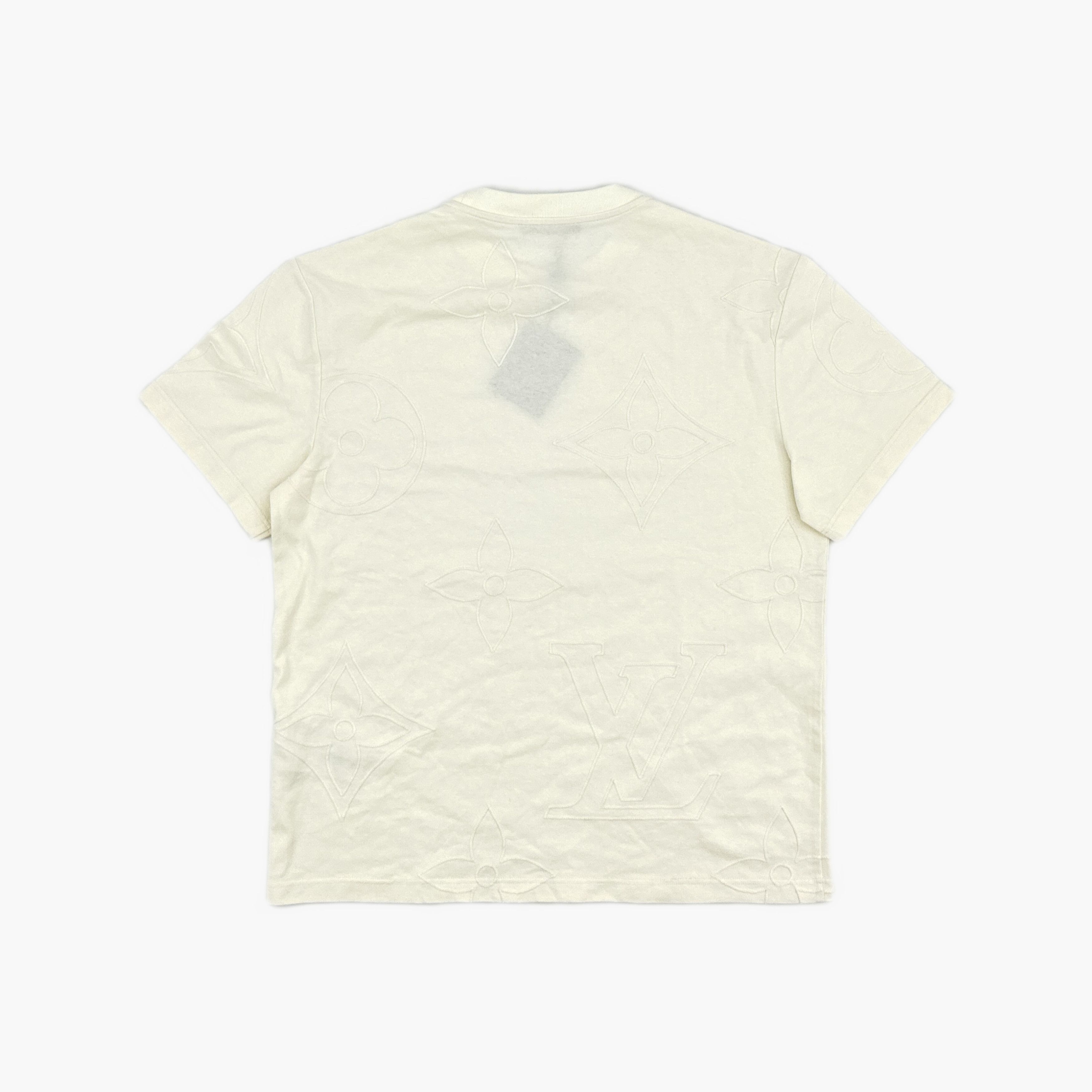 Louis Vuitton Louis Vuitton Monogram Embroidered T-Shirt XL Size US XL / EU 56 / 4 - 2 Thumbnail