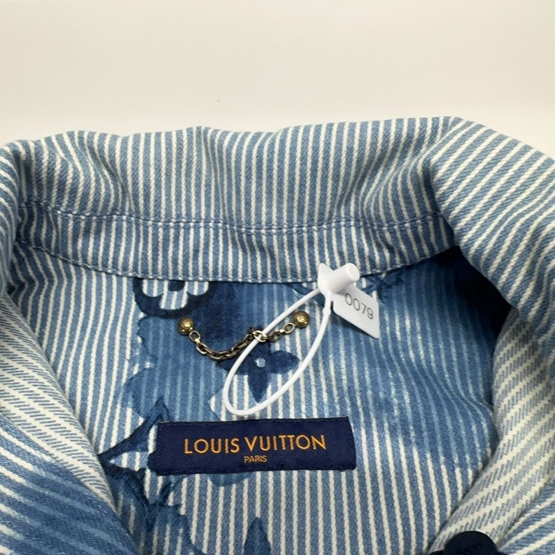 Louis Vuitton Louis Vuitton Monogram Stripe Shirt Size L Size US L / EU 52-54 / 3 - 4 Thumbnail
