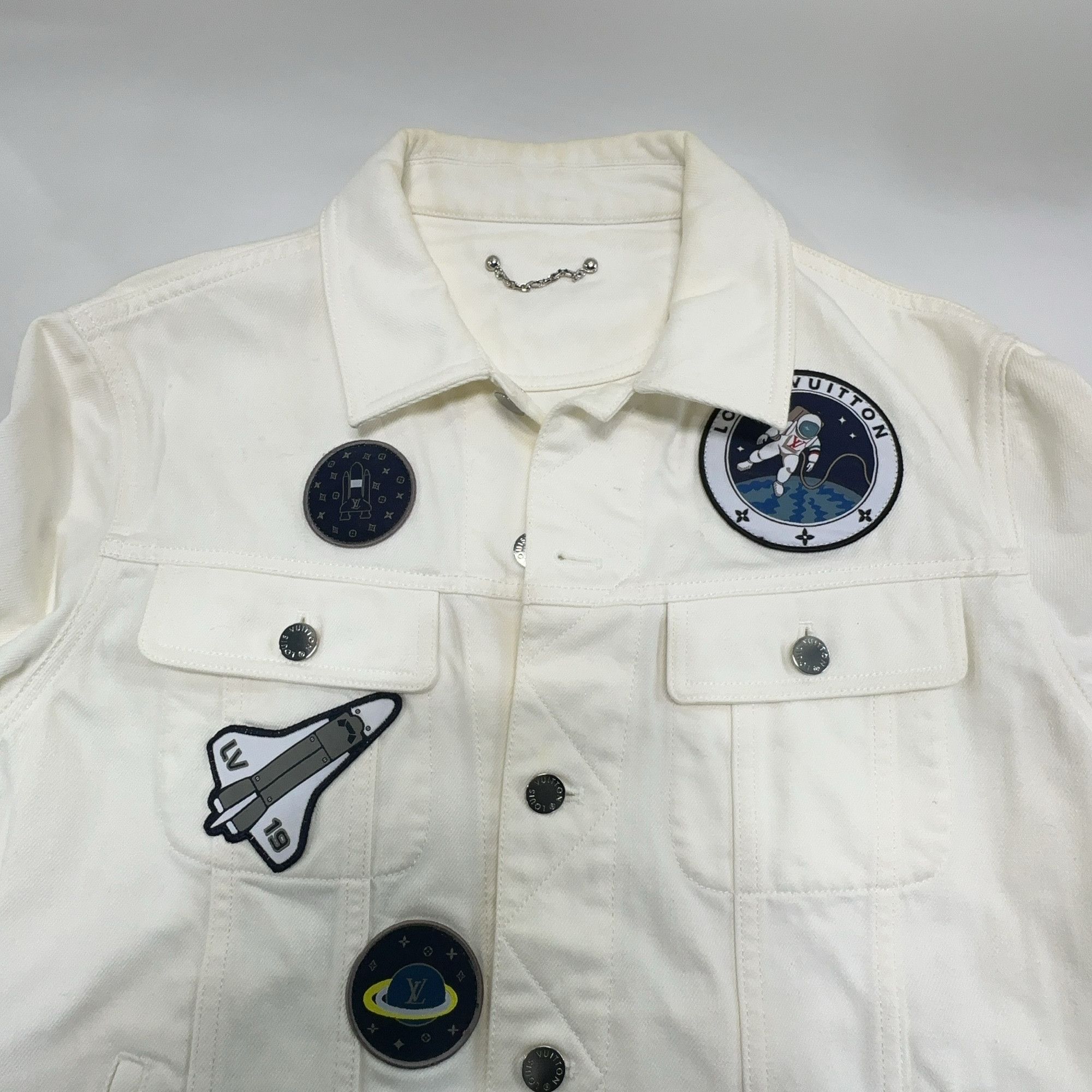 Louis Vuitton Louis Vuitton Astronaut Patch Denim Jacket 48 Size US M / EU 48-50 / 2 - 6 Thumbnail