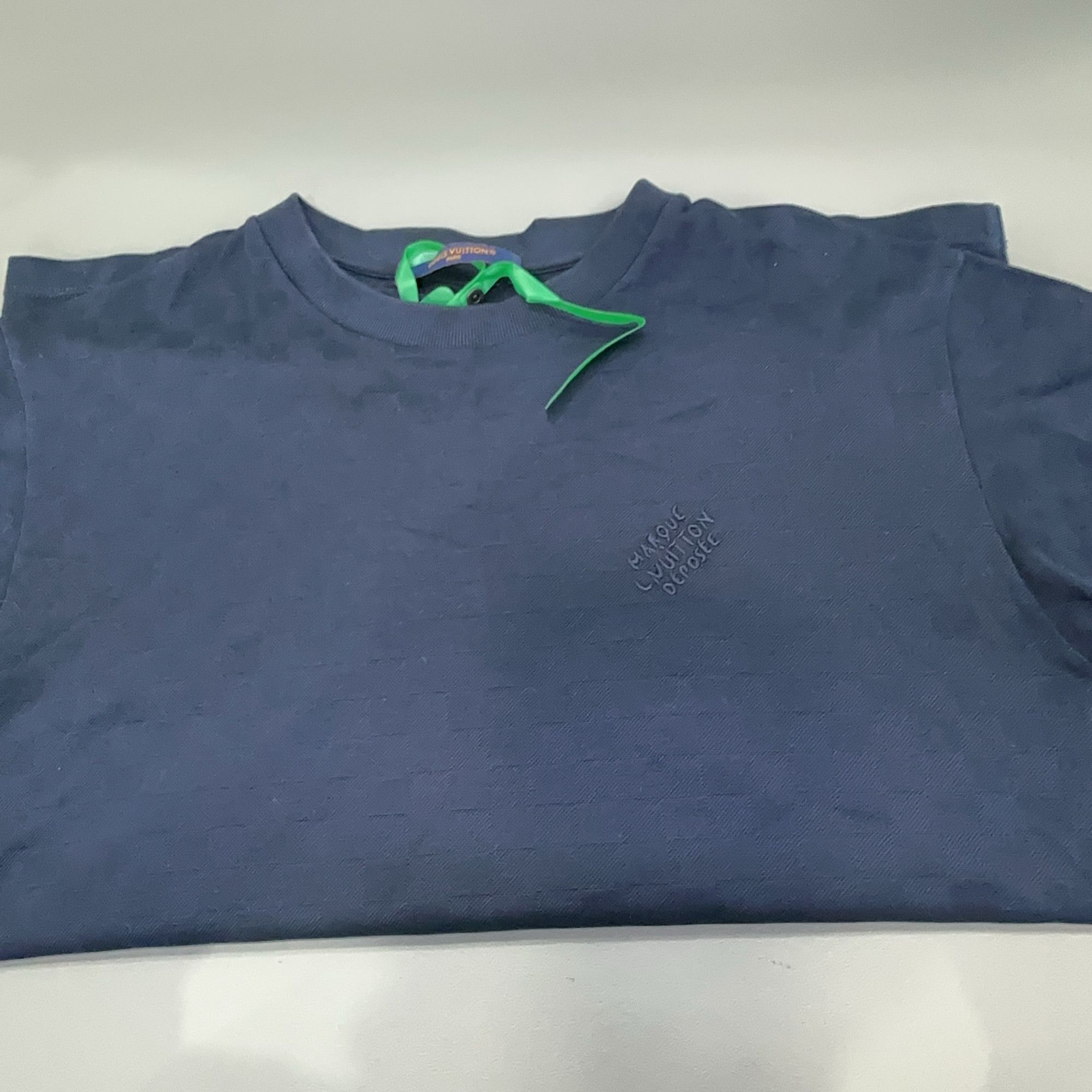 Louis Vuitton Louis Vuitton Damier Knit Logo T-Shirt S Size US S / EU 44-46 / 1 - 6 Thumbnail