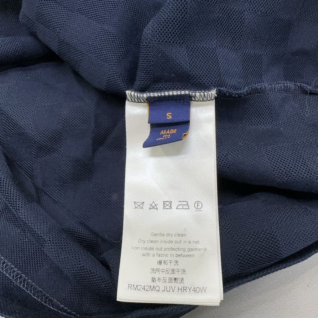 Louis Vuitton Louis Vuitton Damier Knit Logo T-Shirt S Size US S / EU 44-46 / 1 - 4 Thumbnail