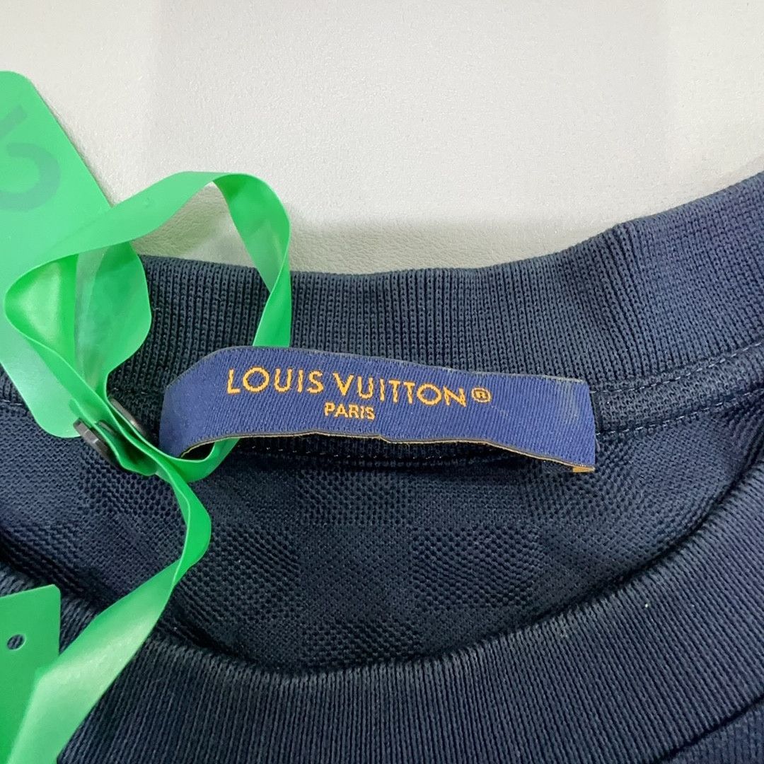 Louis Vuitton Louis Vuitton Damier Knit Logo T-Shirt S Size US S / EU 44-46 / 1 - 3 Thumbnail