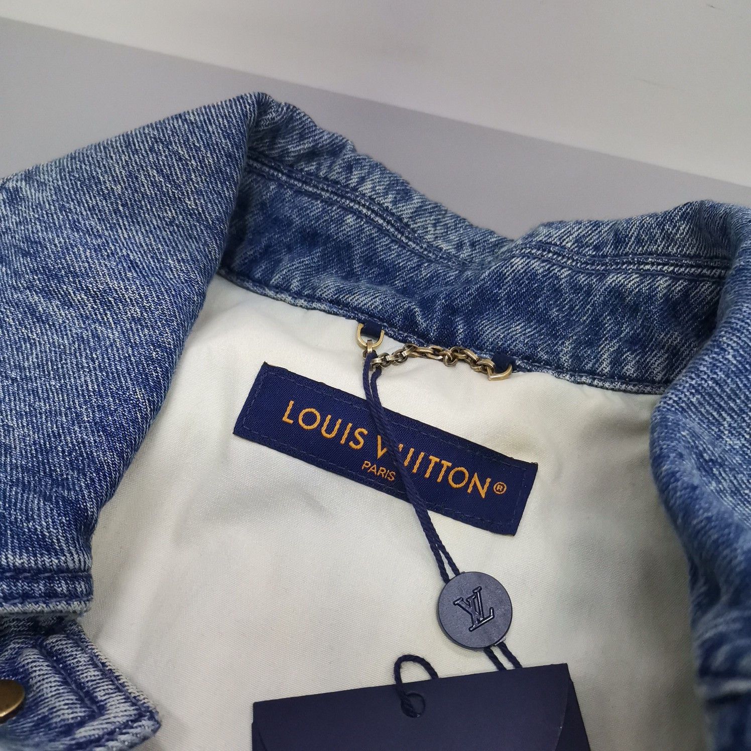 Louis Vuitton Louis Vuitton Monogram Denim Short Sleeve Shirt M Size US M / EU 48-50 / 2 - 4 Thumbnail