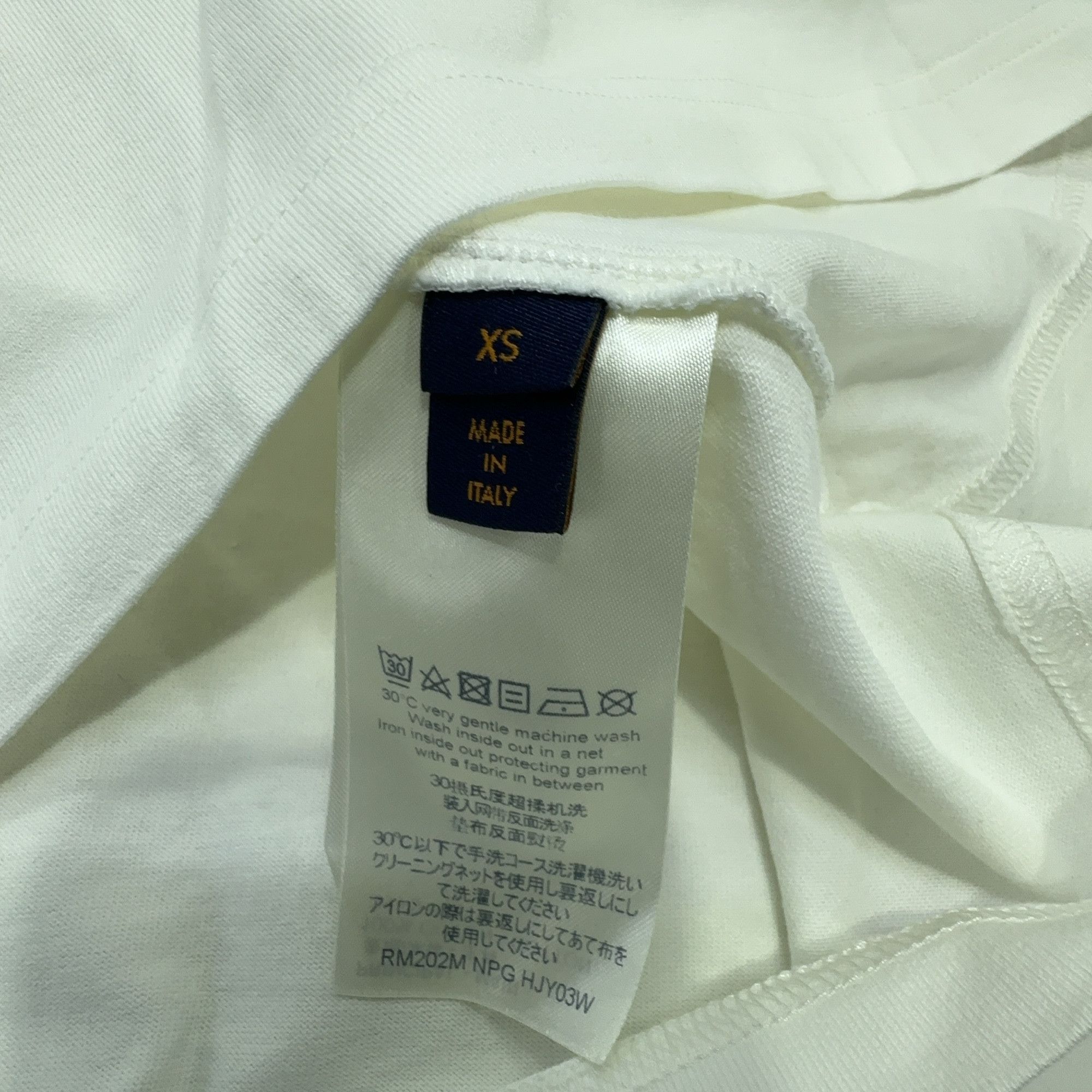 Louis Vuitton Louis Vuitton Stitch Logo Embroidery T-Shirt XS Size US XS / EU 42 / 0 - 4 Thumbnail