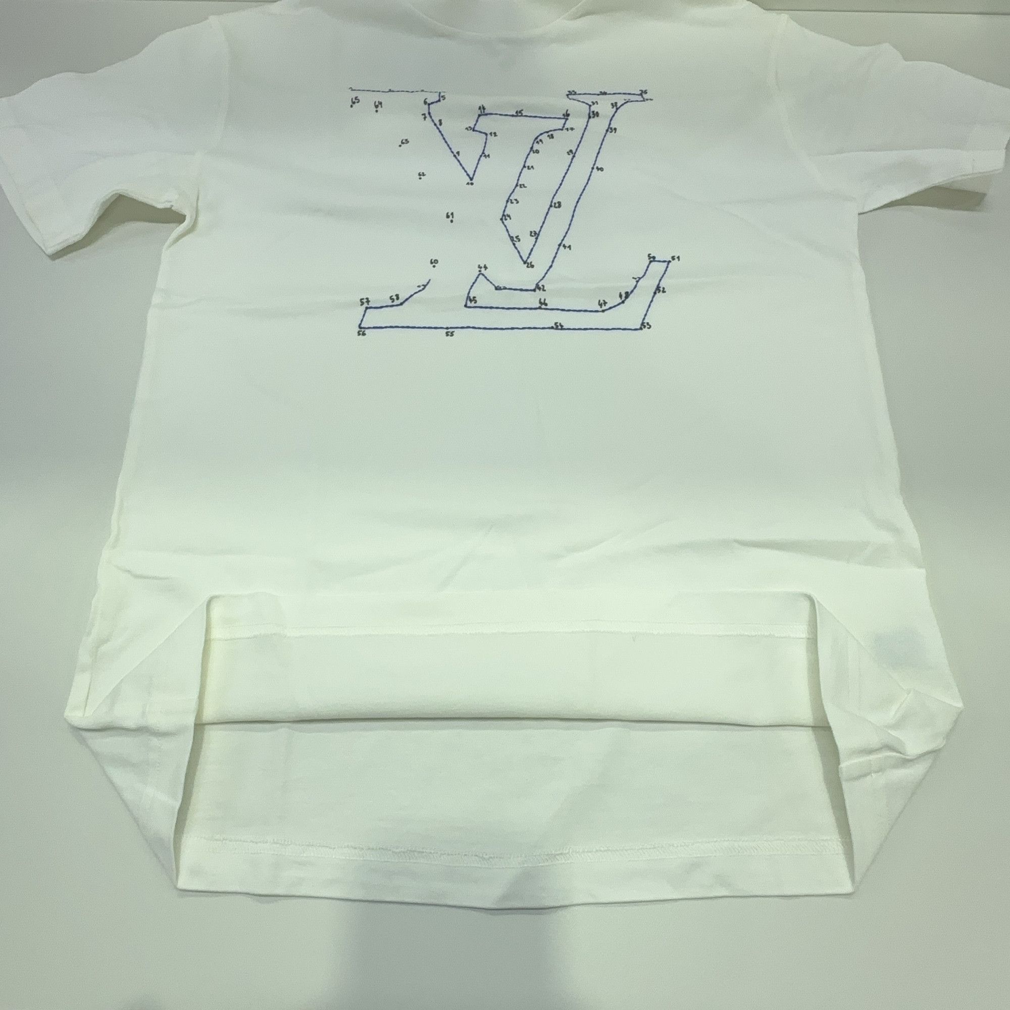 Louis Vuitton Louis Vuitton Stitch Logo Embroidery T-Shirt XS Size US XS / EU 42 / 0 - 6 Thumbnail