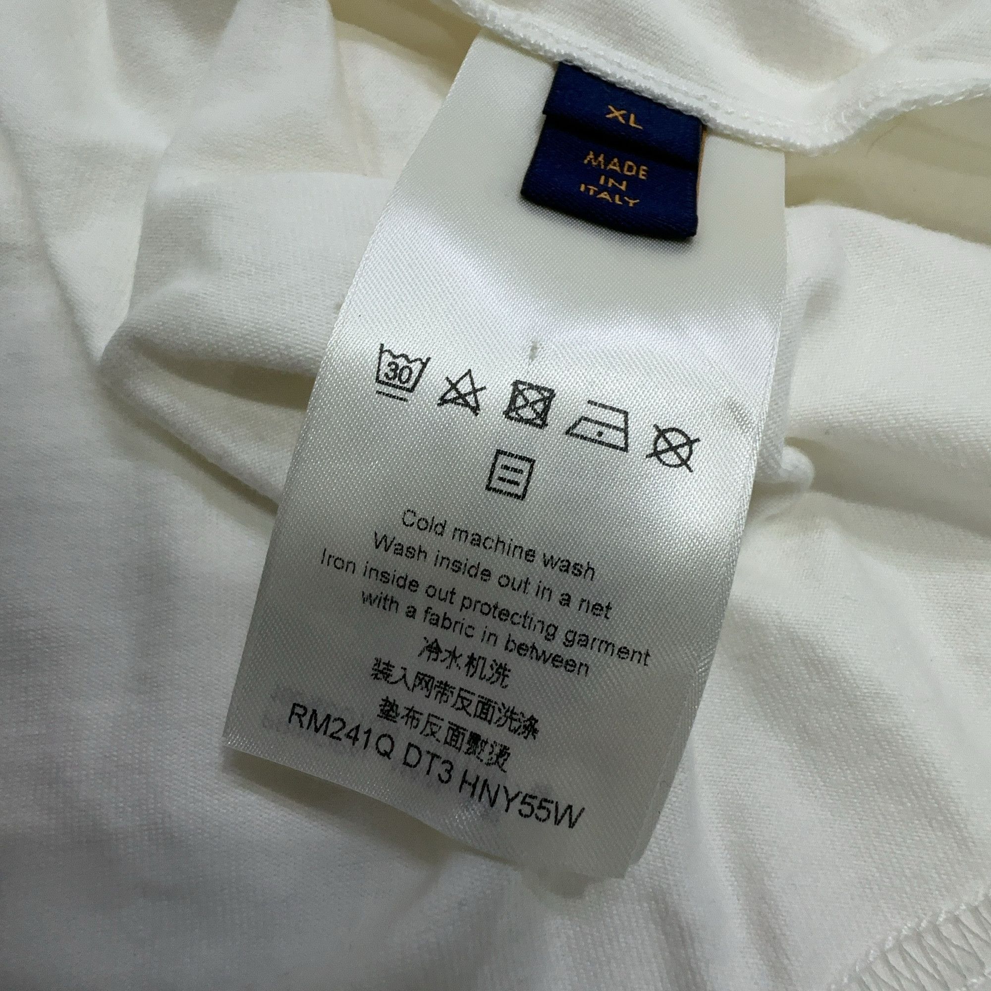 Louis Vuitton Louis Vuitton White Logo T-Shirt XL Size US XL / EU 56 / 4 - 4 Thumbnail