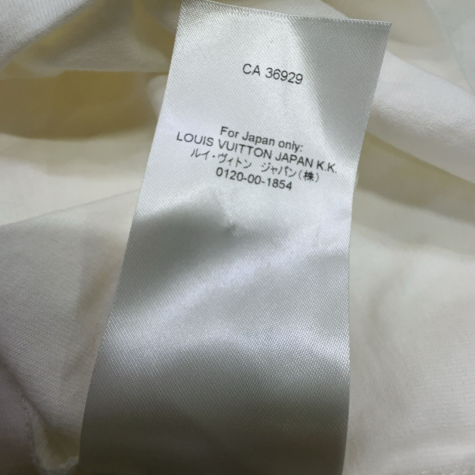 Louis Vuitton Louis Vuitton White Logo T-Shirt XL Size US XL / EU 56 / 4 - 5 Thumbnail