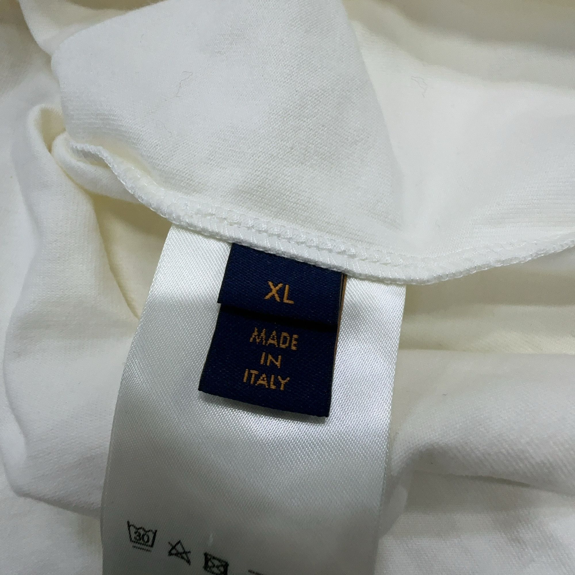 Louis Vuitton Louis Vuitton White Logo T-Shirt XL Size US XL / EU 56 / 4 - 3 Thumbnail