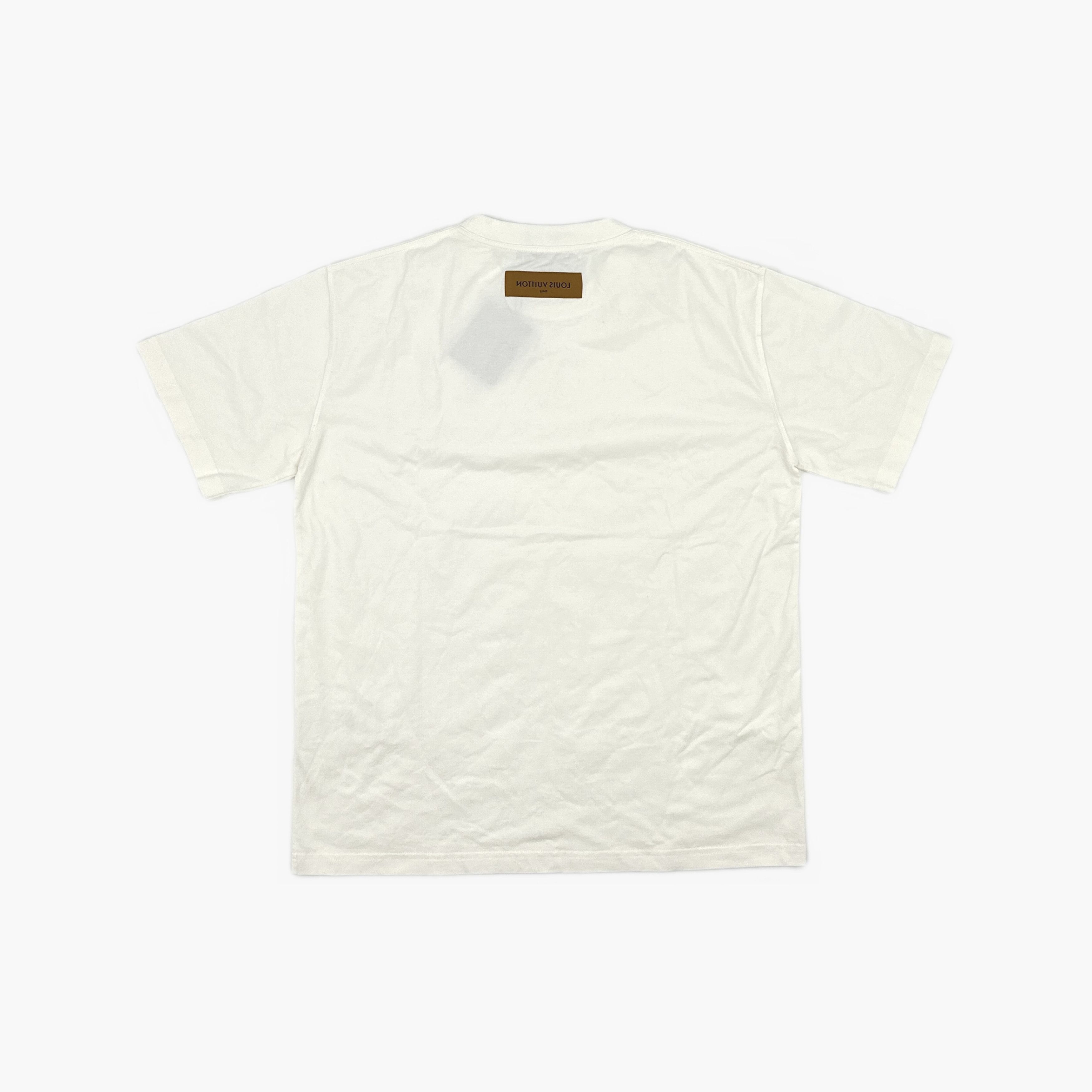 Louis Vuitton Louis Vuitton White Logo T-Shirt XL Size US XL / EU 56 / 4 - 2 Thumbnail