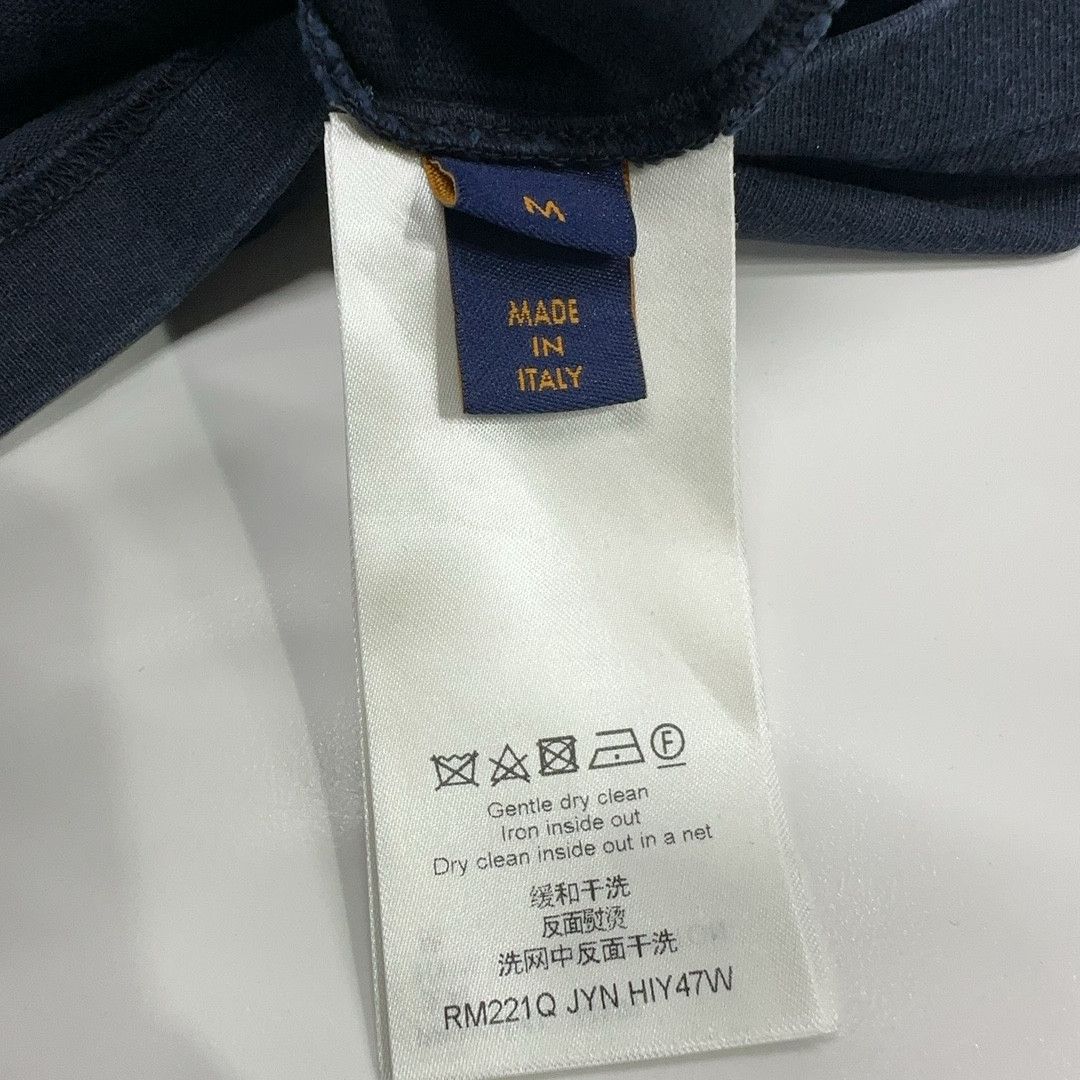 Louis Vuitton Louis Vuitton Navy Staples Edition T-Shirt M Size US M / EU 48-50 / 2 - 4 Thumbnail