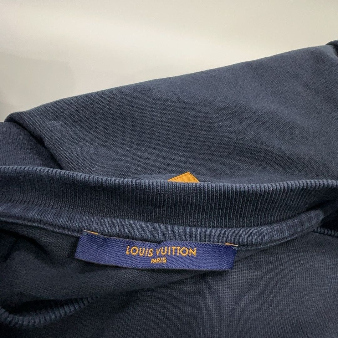 Louis Vuitton Louis Vuitton Navy Staples Edition T-Shirt M Size US M / EU 48-50 / 2 - 3 Thumbnail