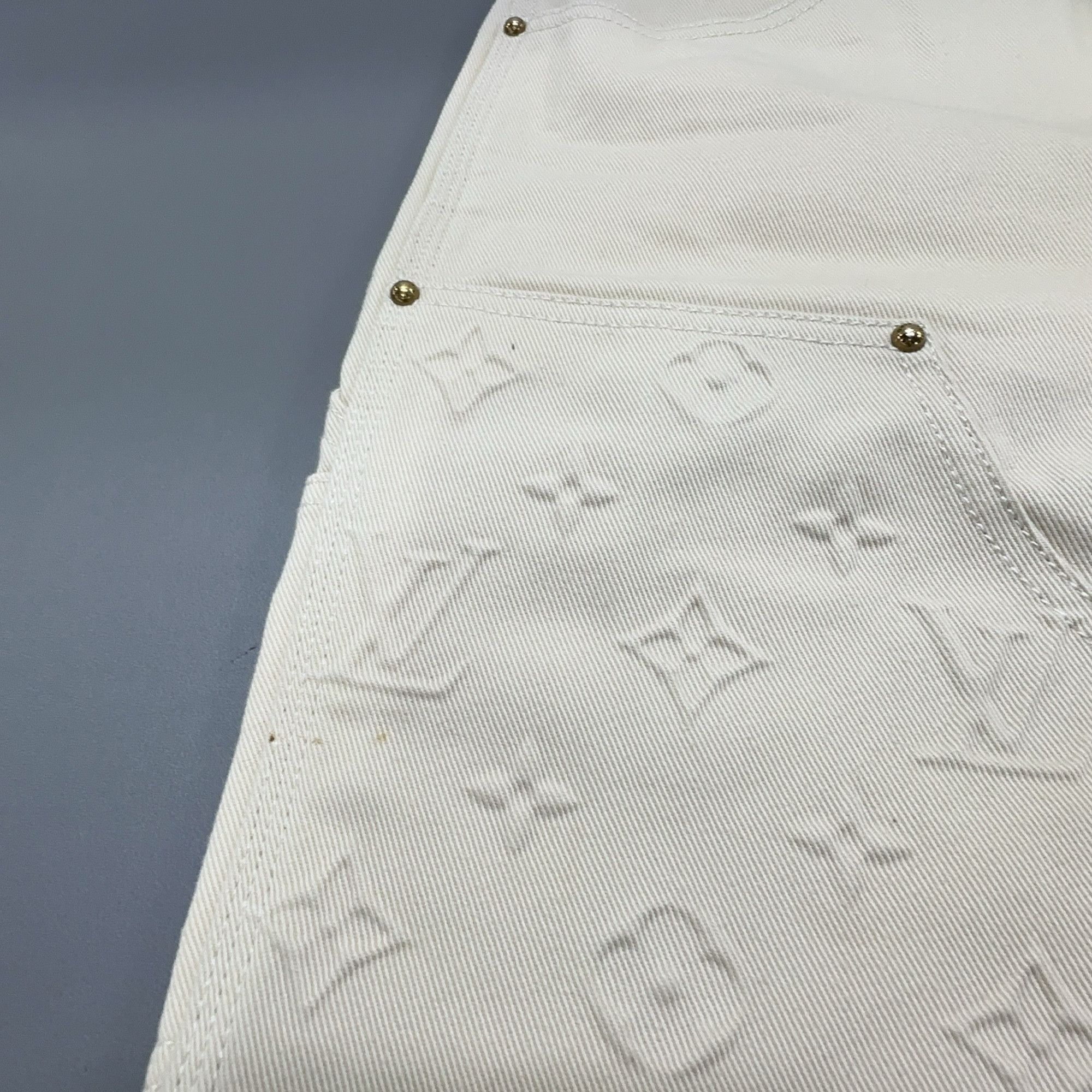 Louis Vuitton Louis Vuitton Monogram Embossed Carpenter Pants 28 Size US 28 / EU 44 - 6 Thumbnail