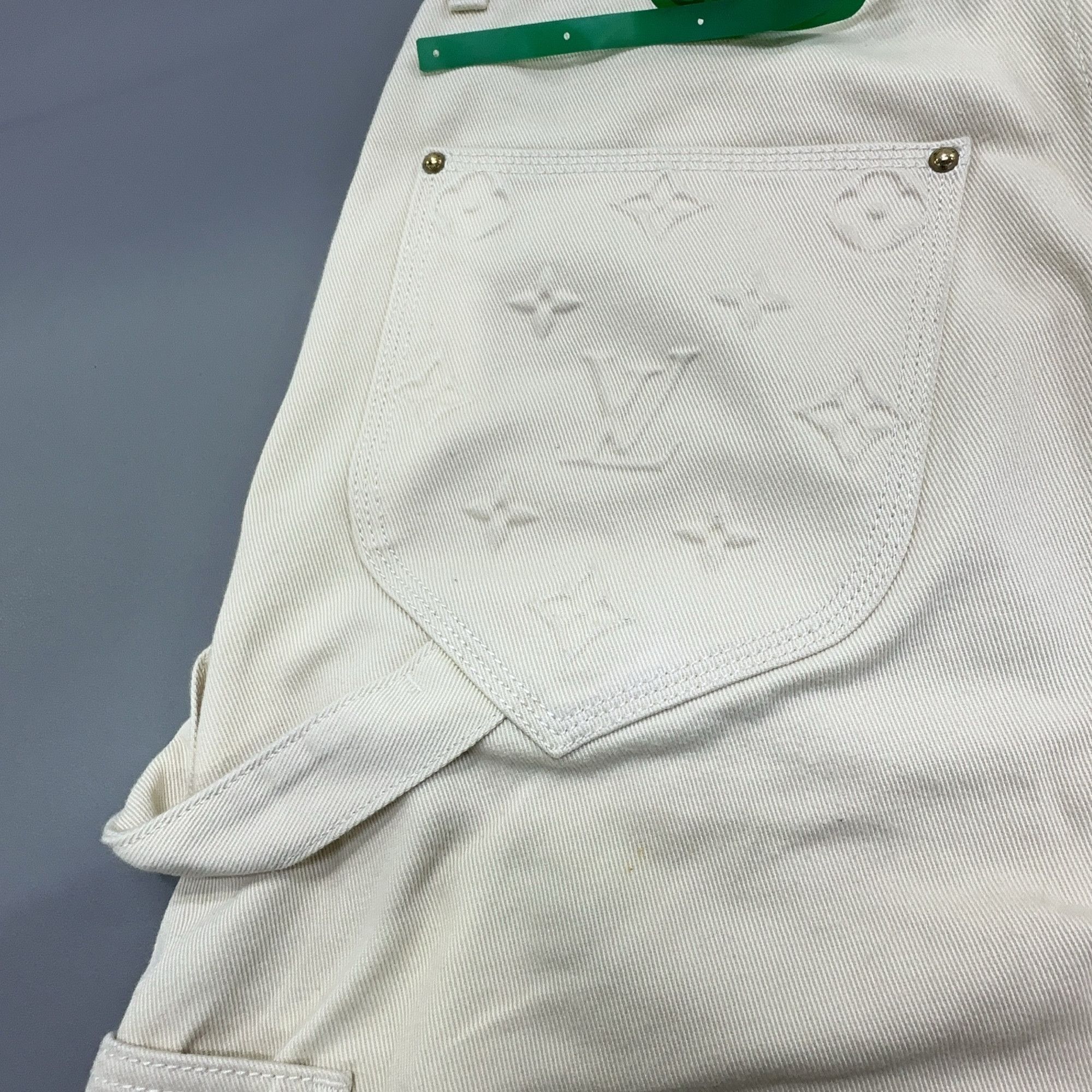 Louis Vuitton Louis Vuitton Monogram Embossed Carpenter Pants 28 Size US 28 / EU 44 - 12 Thumbnail