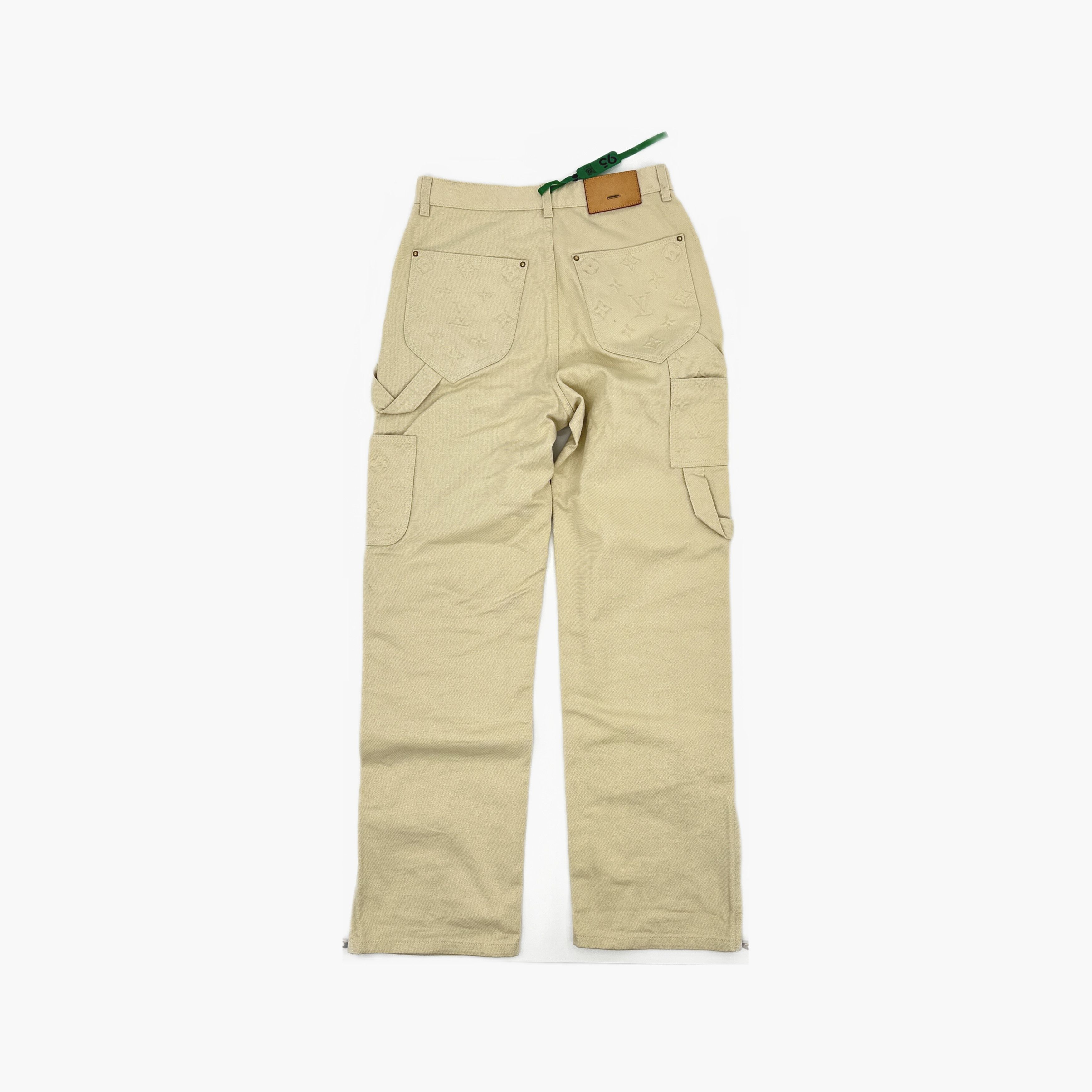 Louis Vuitton Louis Vuitton Monogram Embossed Carpenter Pants 28 Size US 28 / EU 44 - 2 Thumbnail