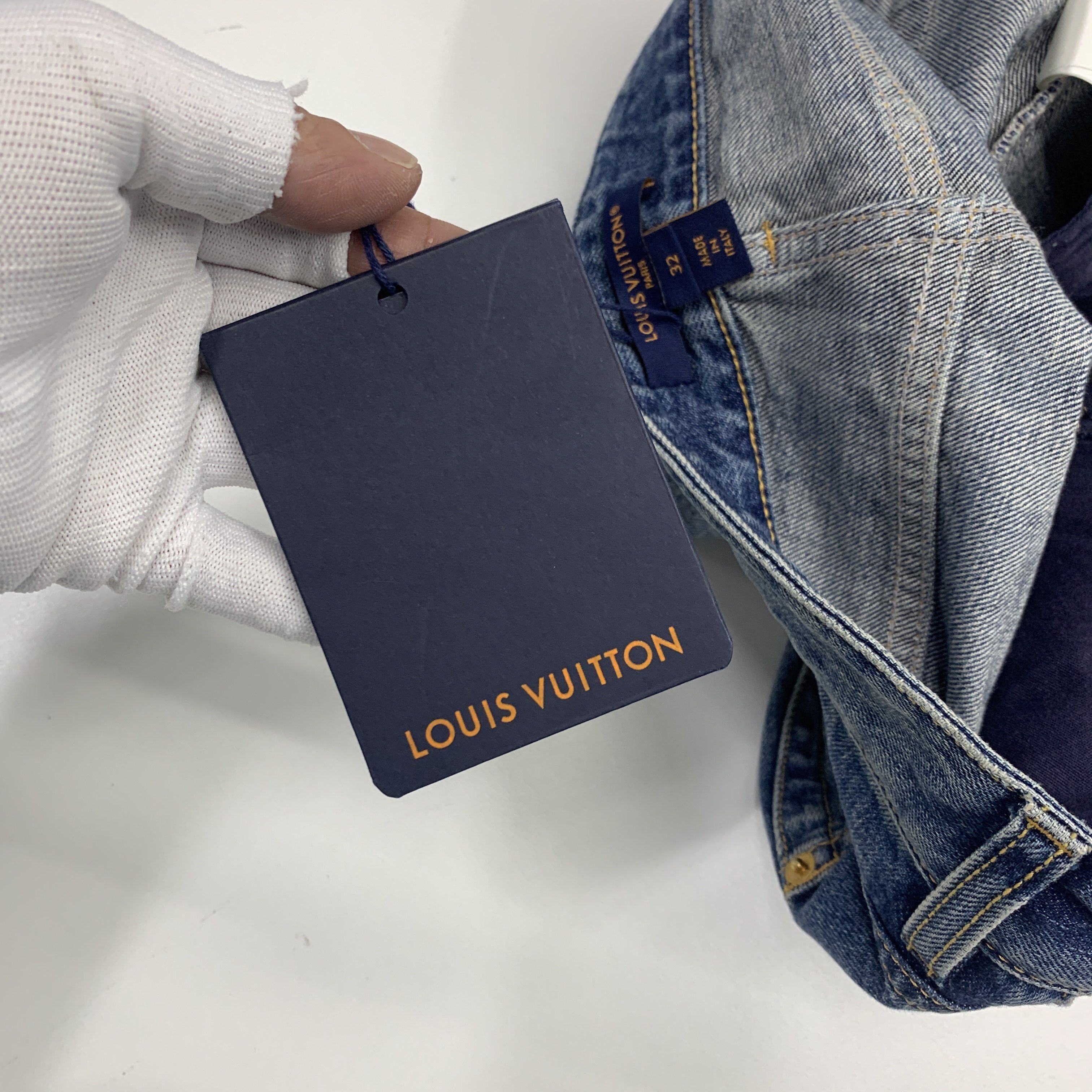 Louis Vuitton Louis Vuitton Monogram Patch Denim Shorts 32 Size 24" / US 00 / IT 34 - 5 Thumbnail