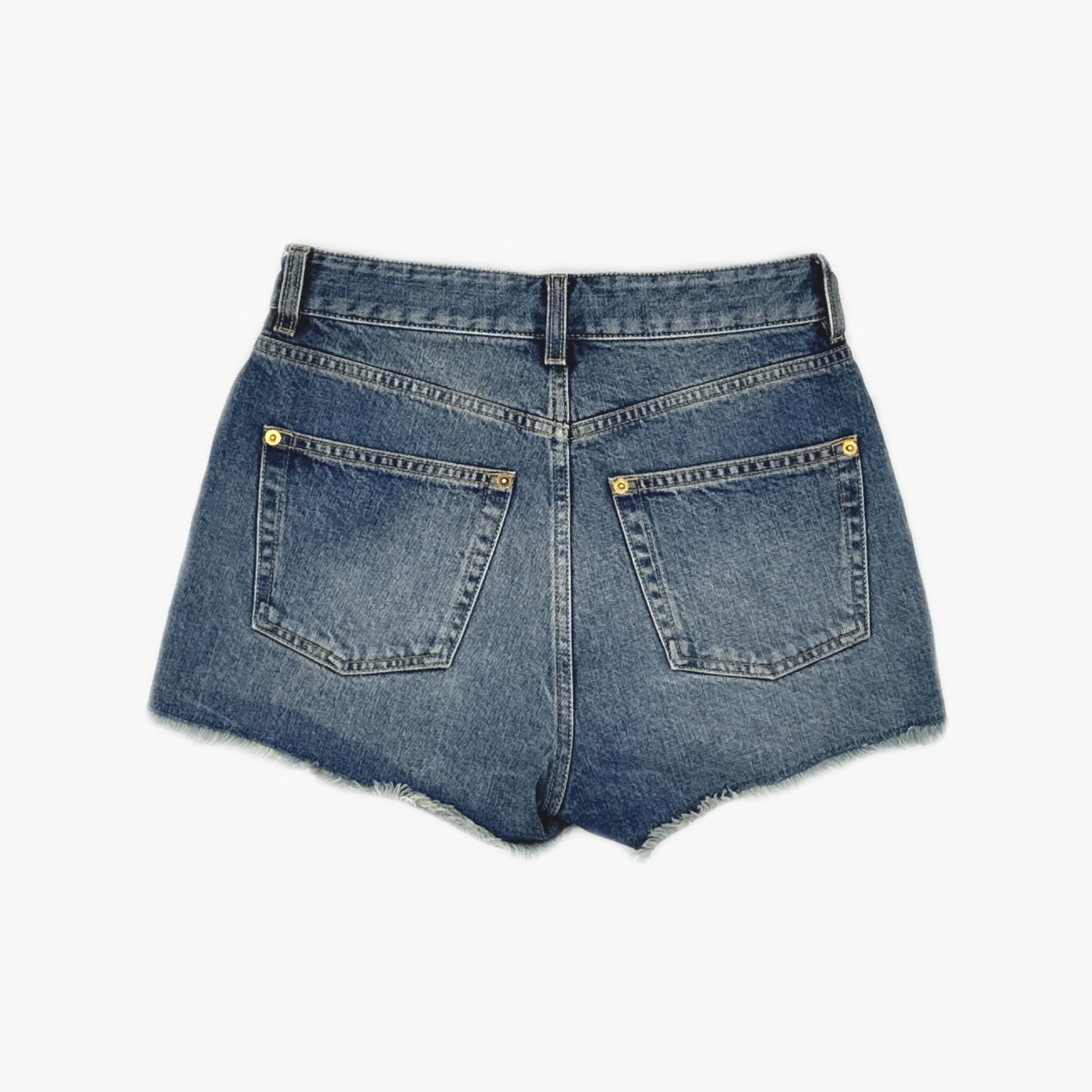 Louis Vuitton Louis Vuitton Monogram Patch Denim Shorts 32 Size 24" / US 00 / IT 34 - 2 Thumbnail