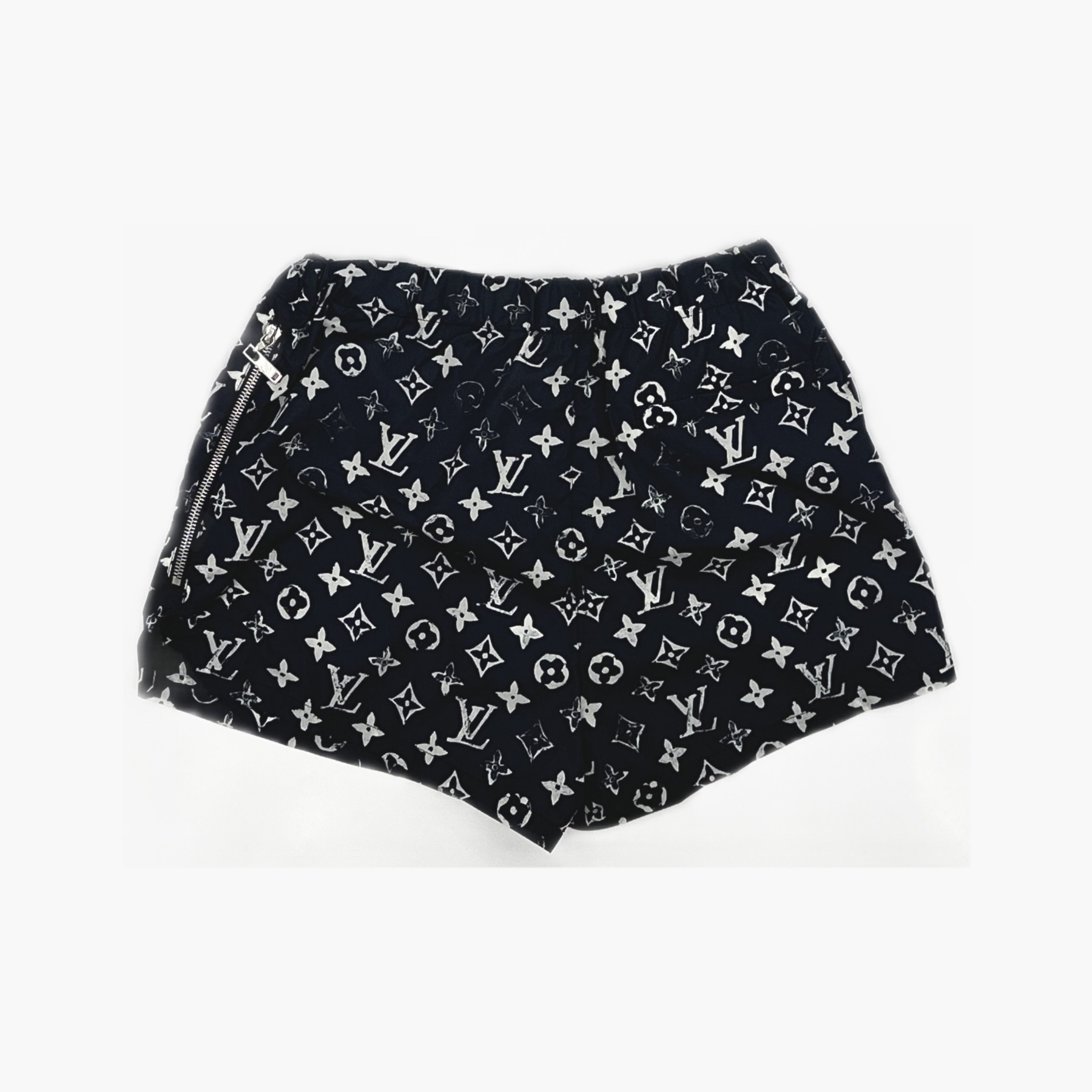Louis Vuitton Louis Vuitton Monogram Print Nylon Shorts 36 Size 26" / US 2 / IT 38 - 2 Thumbnail