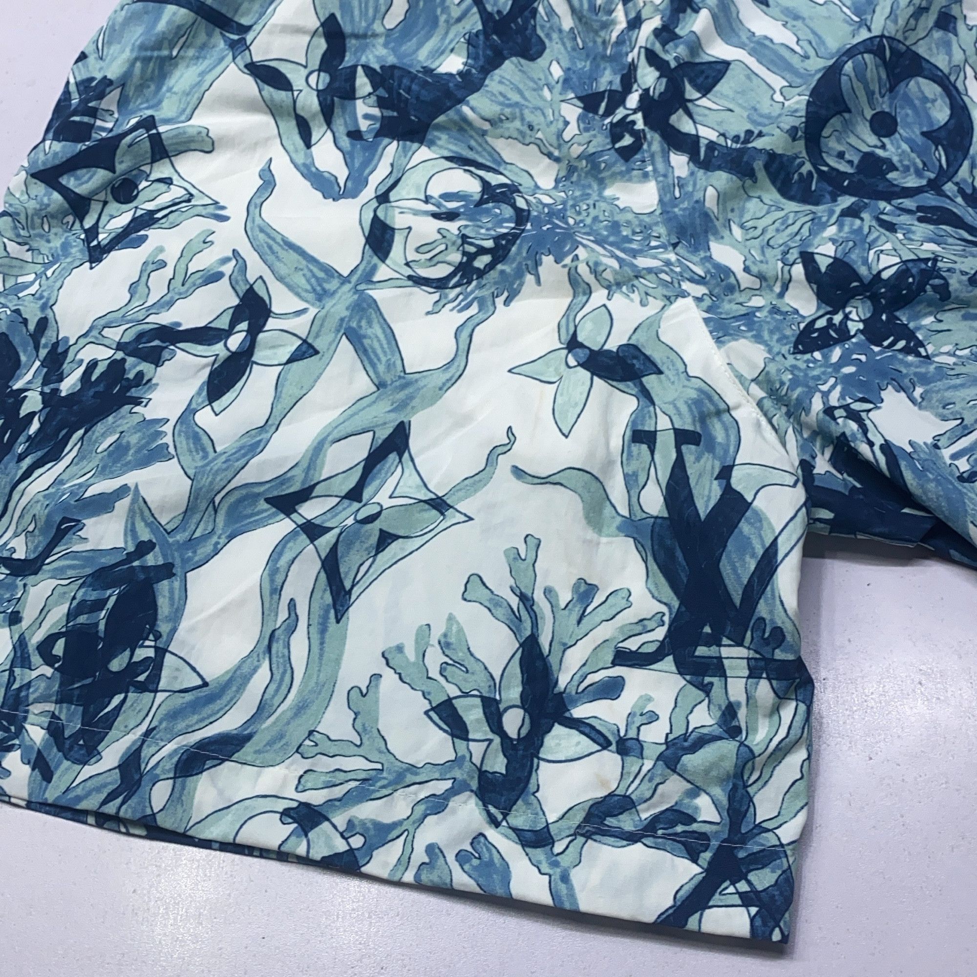 Louis Vuitton Louis Vuitton Aquagarden Monogram Swim Shorts XS Size US 28 / EU 44 - 8 Thumbnail