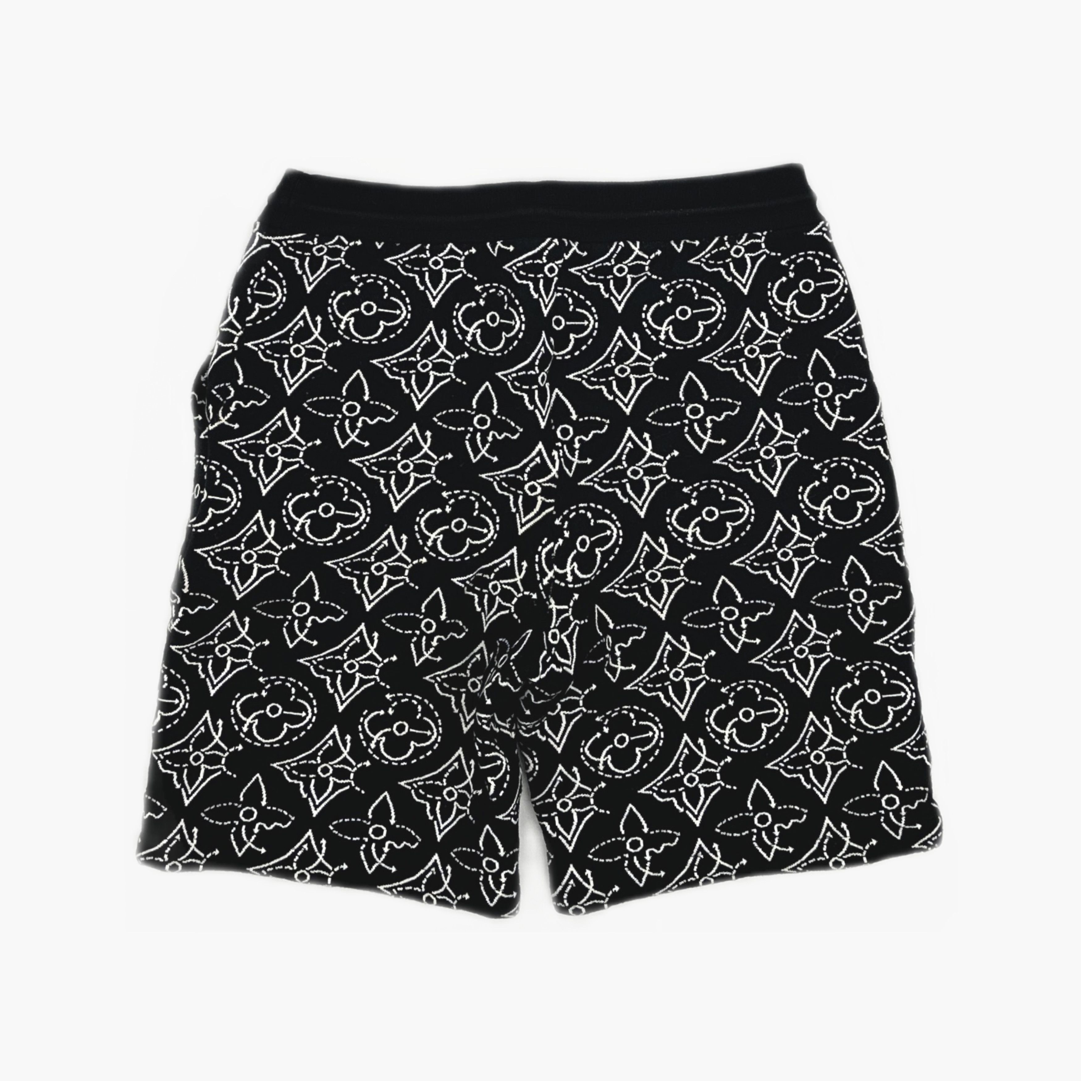 Louis Vuitton Louis Vuitton Monogram Print Elastic Shorts L Size US 34 / EU 50 - 2 Thumbnail