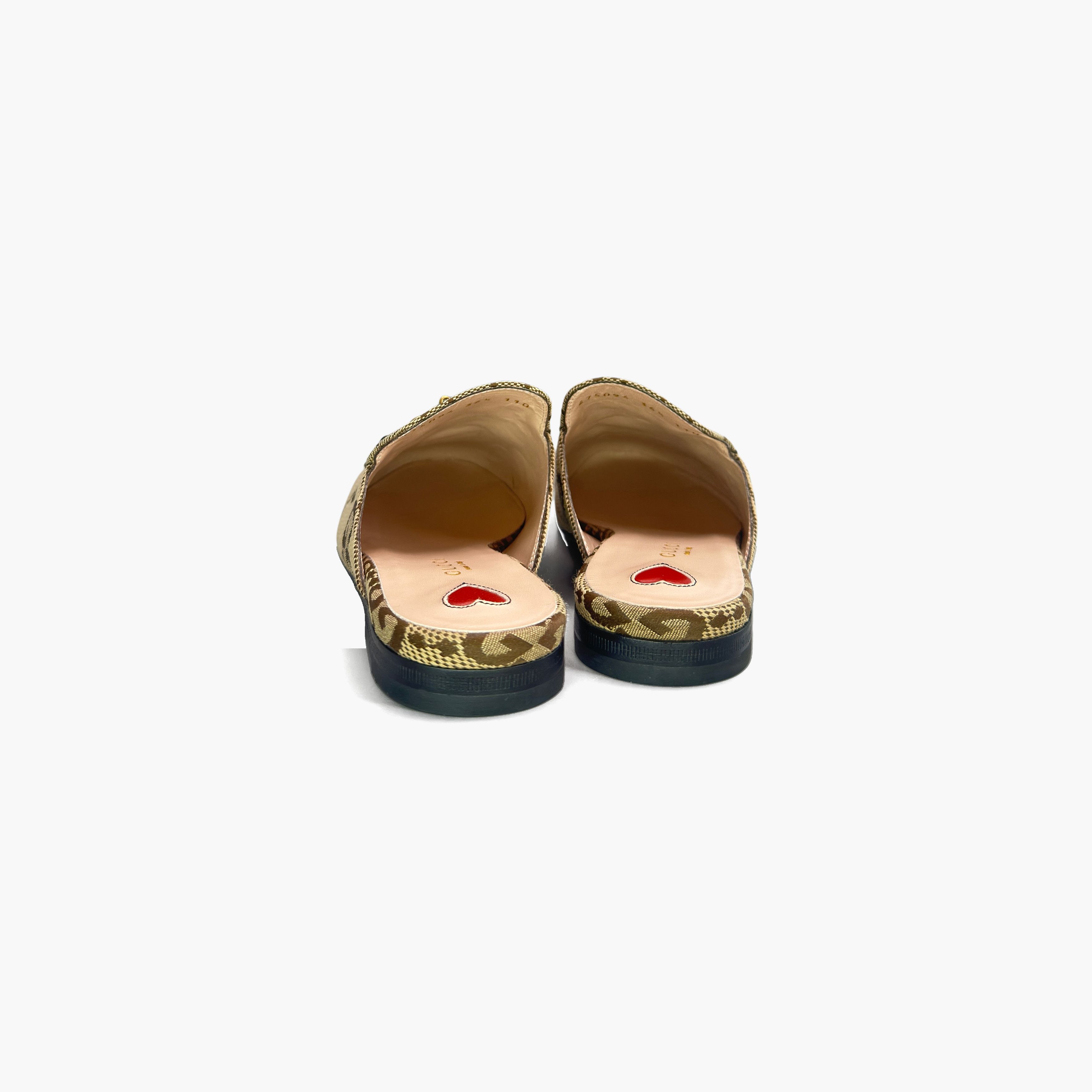 Gucci Gucci GG Supreme Princetown Mules 36.5 Size US 6.5 / IT 36.5 - 6 Thumbnail