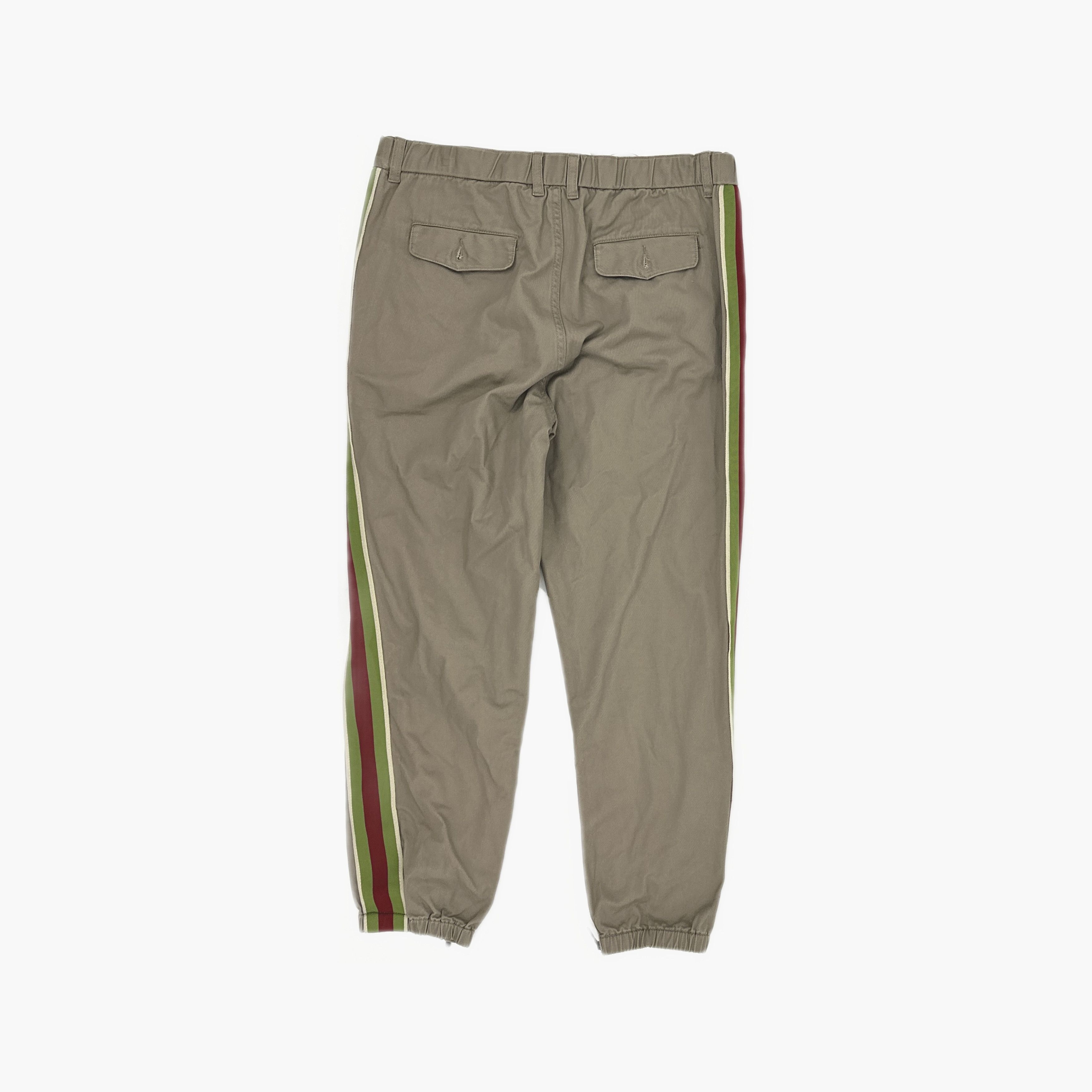 Gucci Gucci Web Stripe Zip Hem Casual Pants 48 Size US 32 / EU 48 - 2 Thumbnail