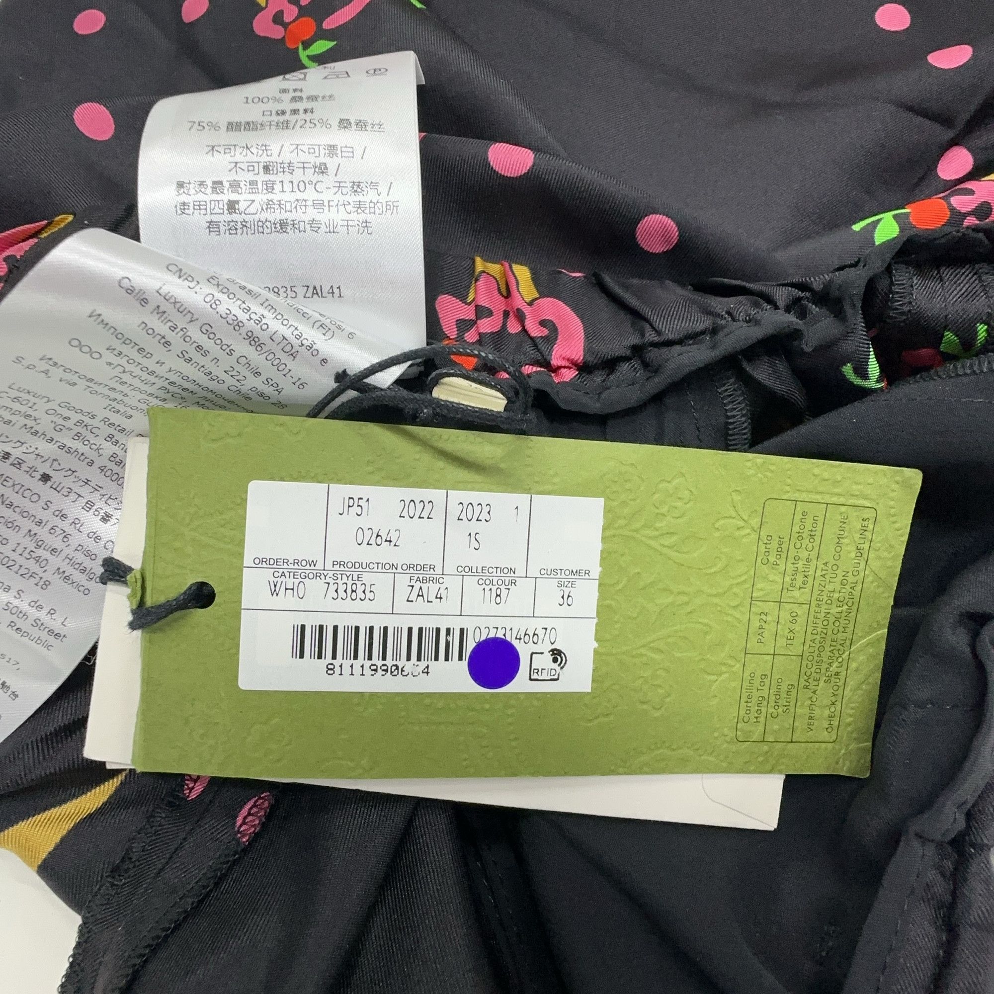 Gucci Gucci Ice Cream Print Silk Pants 36 Size 25" / US 0 / IT 36 - 3 Thumbnail