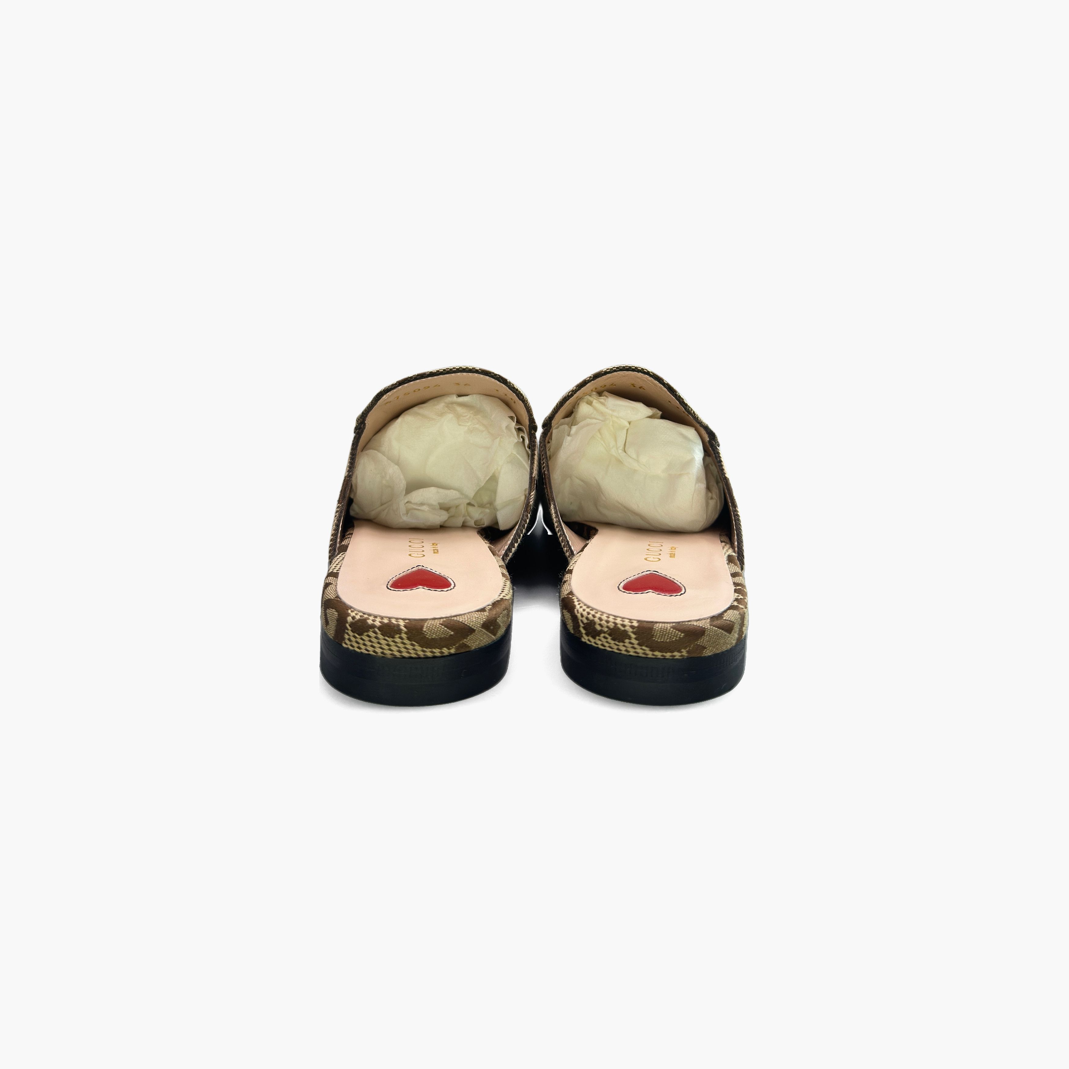 Gucci Gucci GG Canvas Horsebit Mules Size 36 Size US 6 / IT 36 - 6 Thumbnail