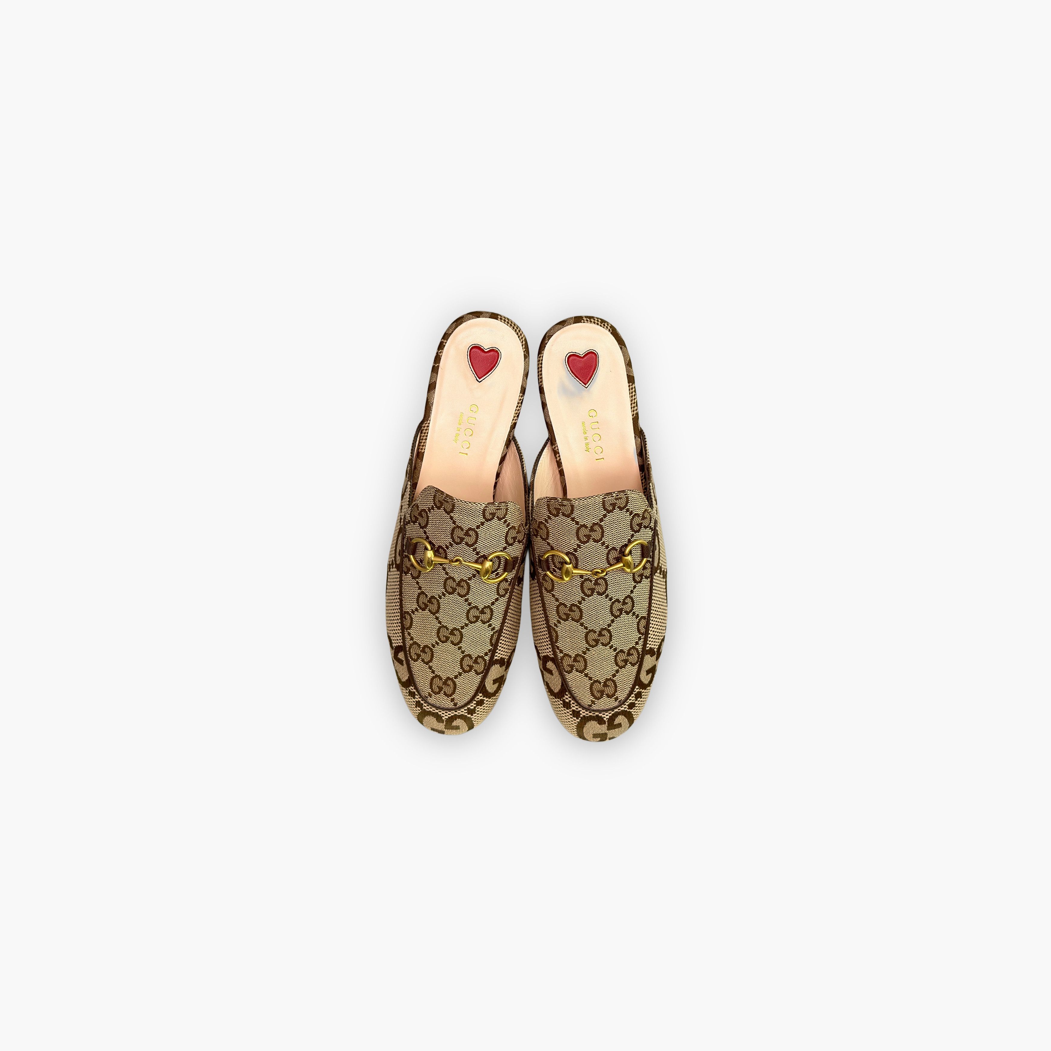 Gucci Gucci GG Canvas Horsebit Mules Size 36 Size US 6 / IT 36 - 9 Thumbnail
