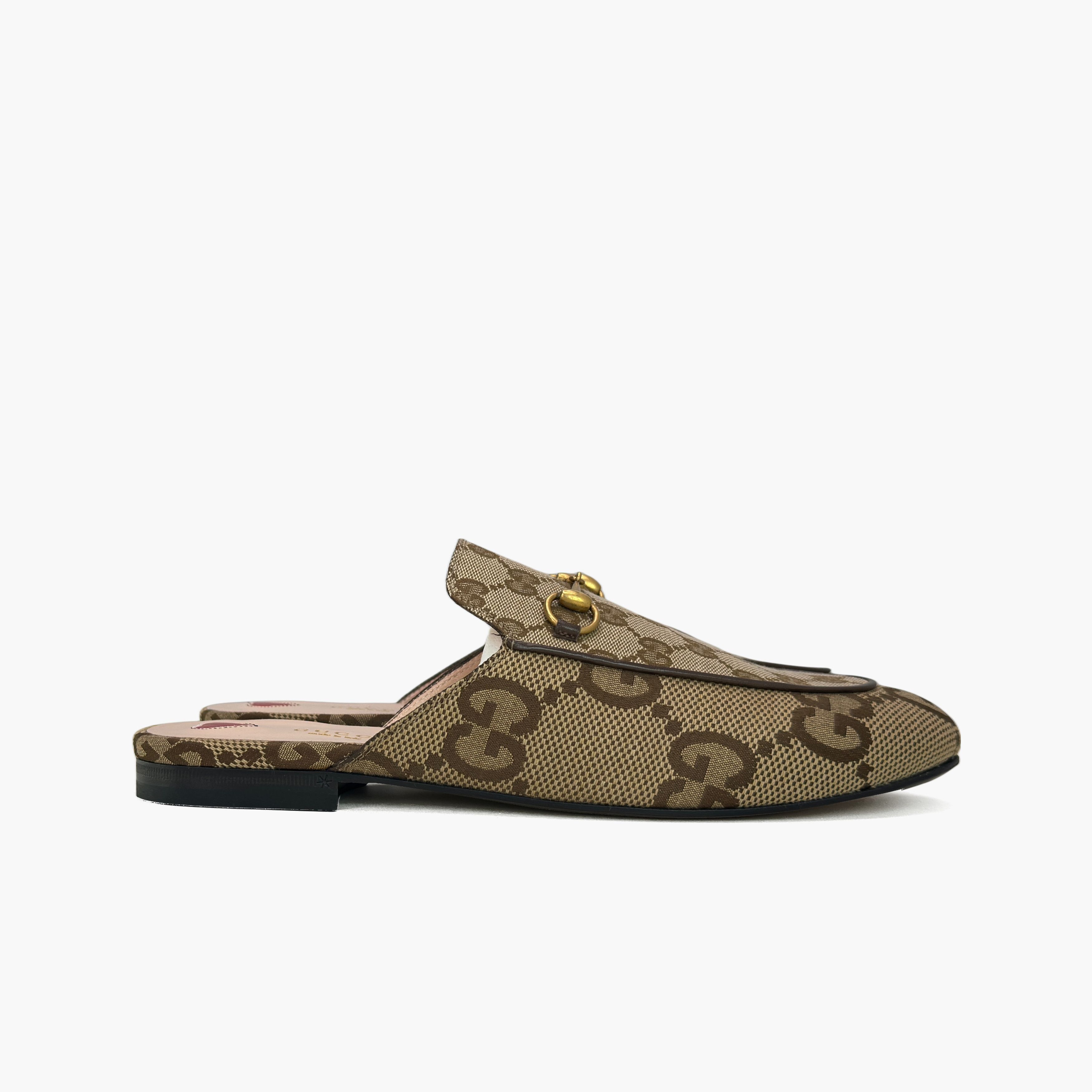 Gucci Gucci GG Canvas Horsebit Mules 41 Size US 11 / IT 41 - 4 Thumbnail