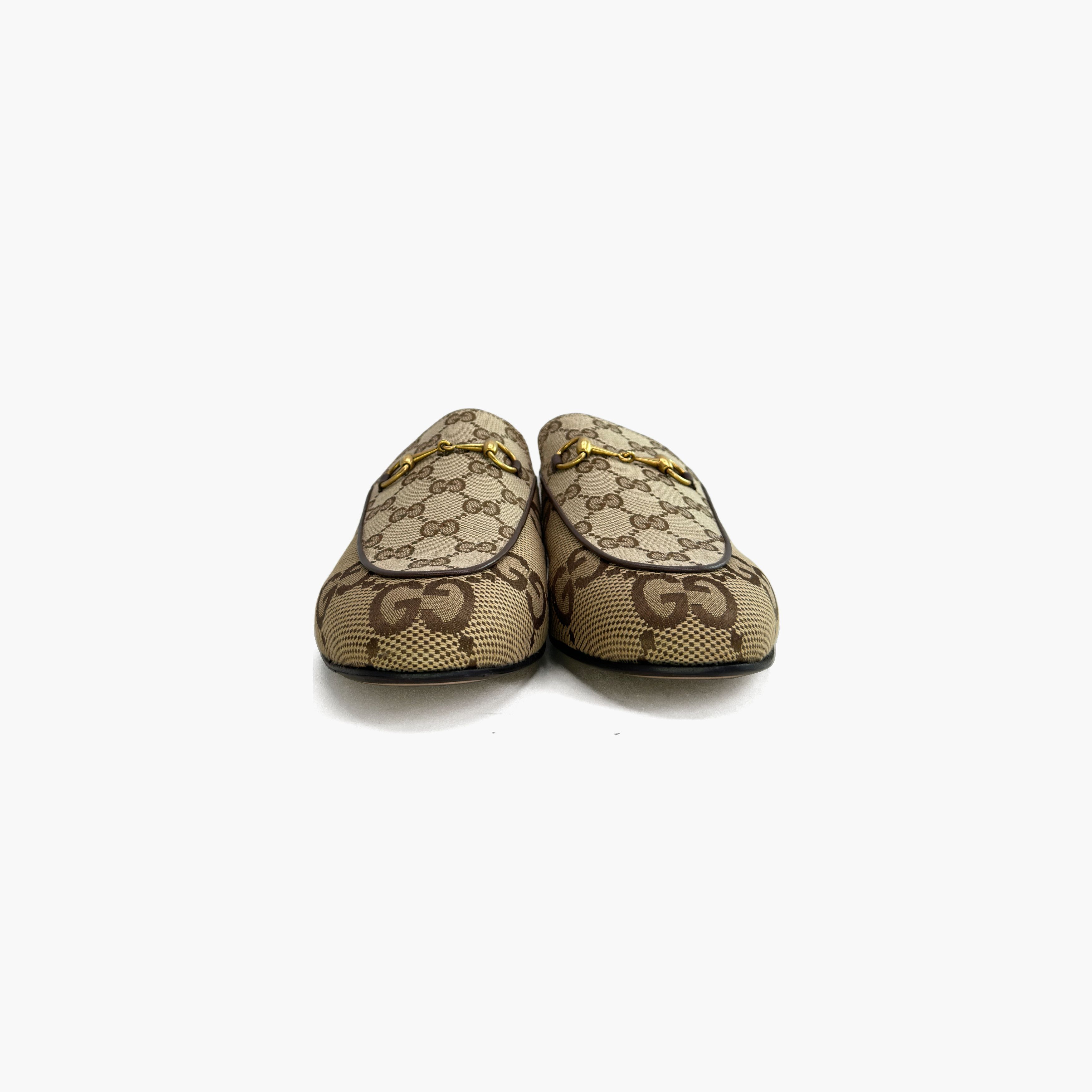 Gucci Gucci GG Canvas Horsebit Mules 41 Size US 11 / IT 41 - 5 Thumbnail
