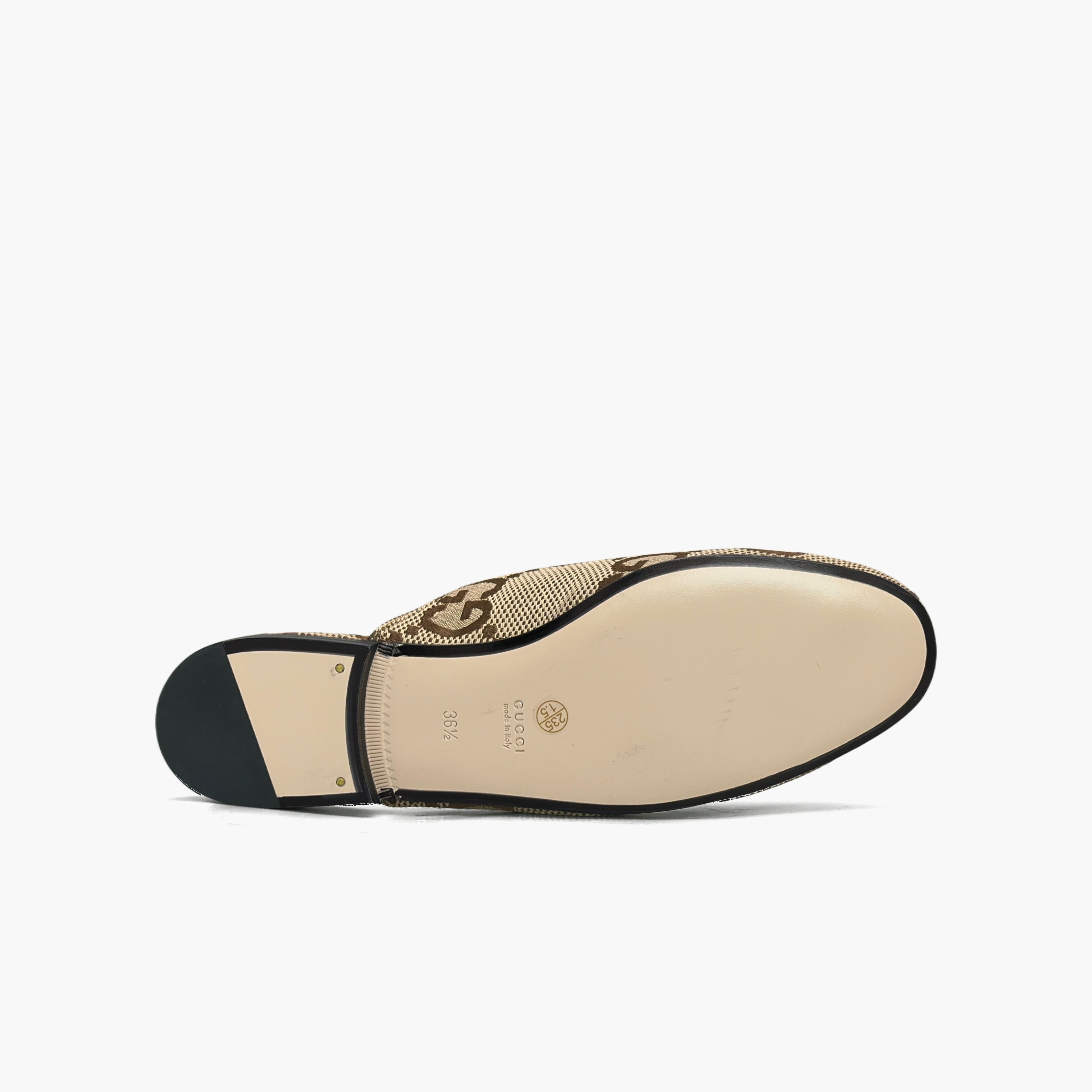 Gucci Gucci GG Supreme Canvas Horsebit Mules 36.5 Size US 6.5 / IT 36.5 - 7 Thumbnail