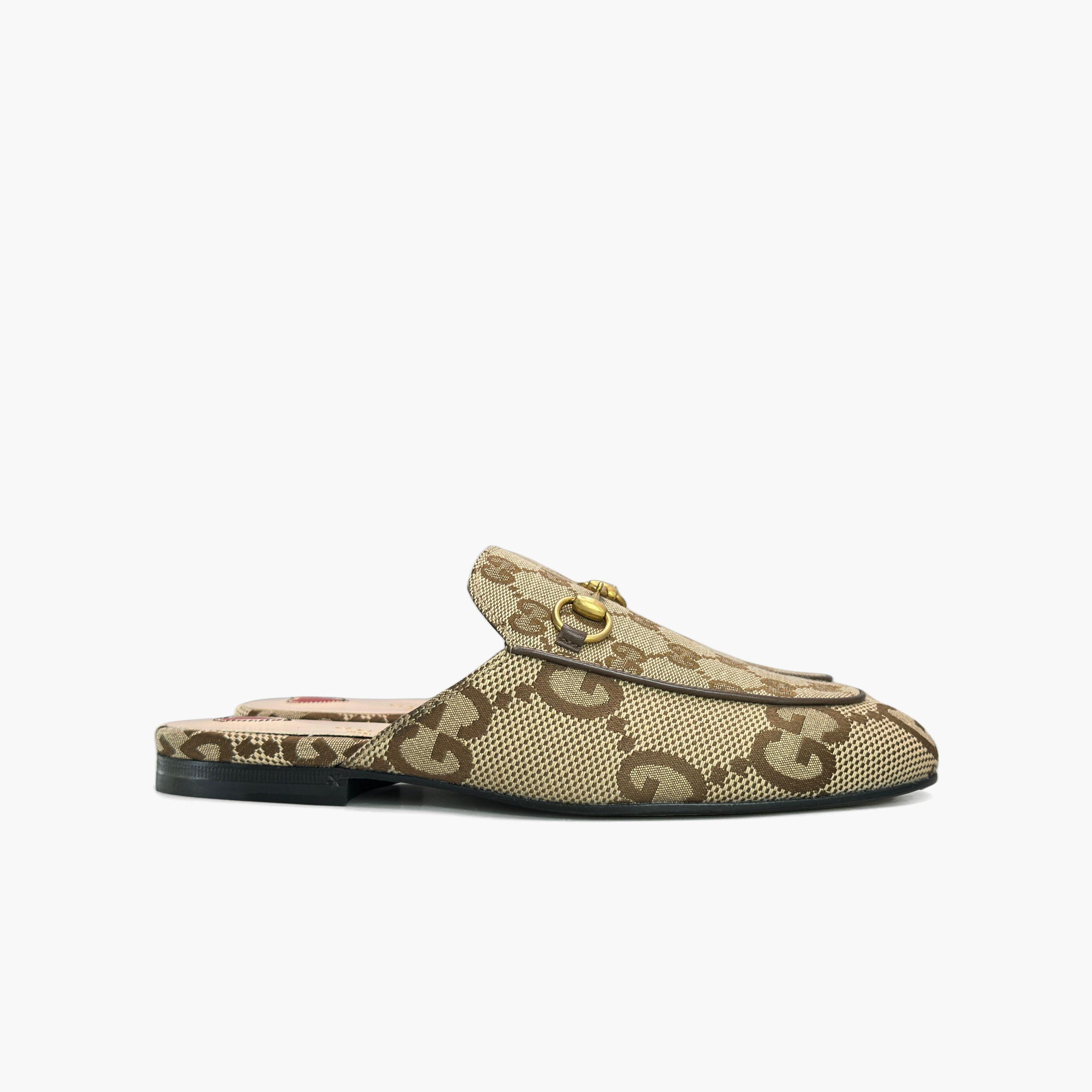Gucci Gucci GG Supreme Canvas Horsebit Mules 36.5 Size US 6.5 / IT 36.5 - 4 Thumbnail
