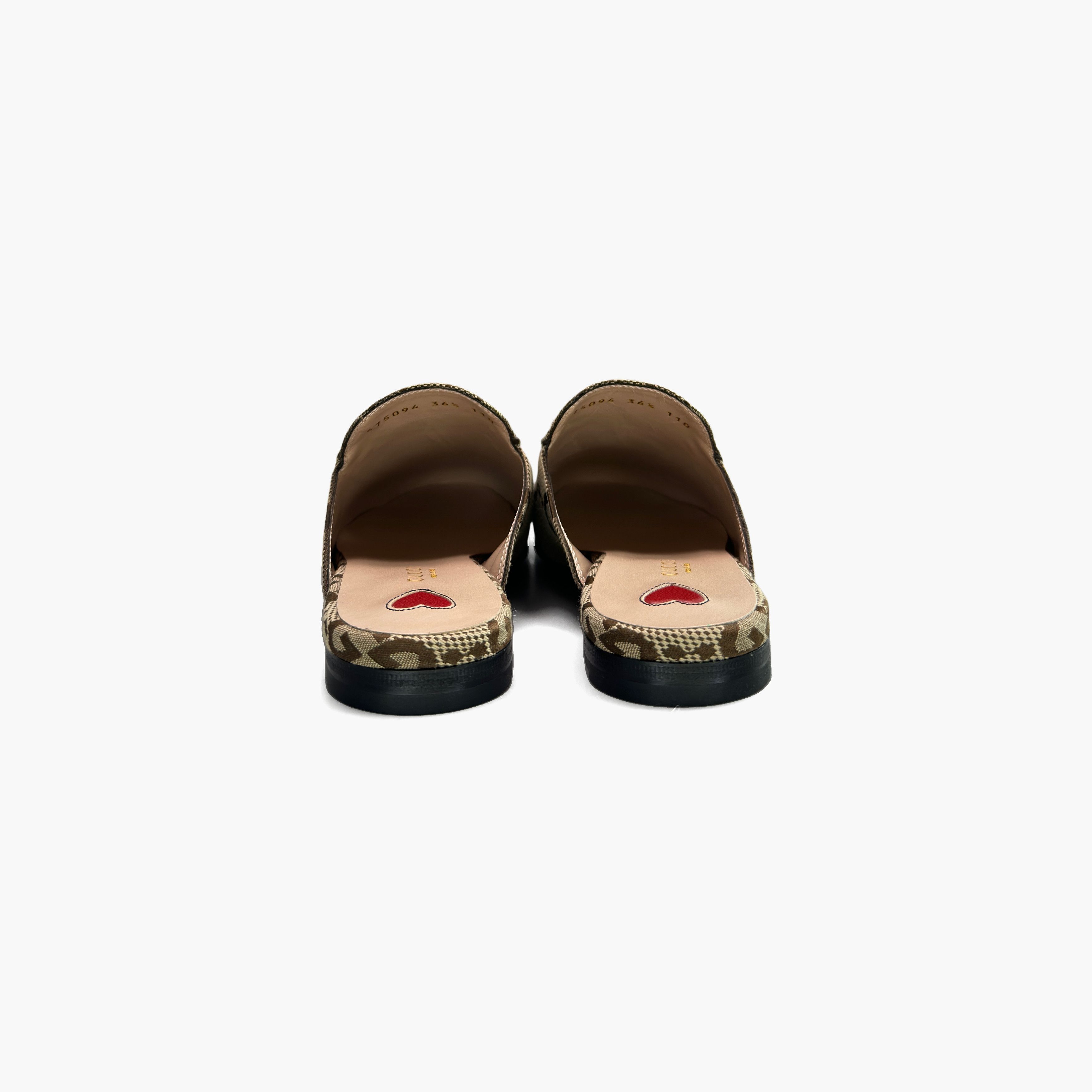 Gucci Gucci GG Supreme Canvas Horsebit Mules 36.5 Size US 6.5 / IT 36.5 - 6 Thumbnail