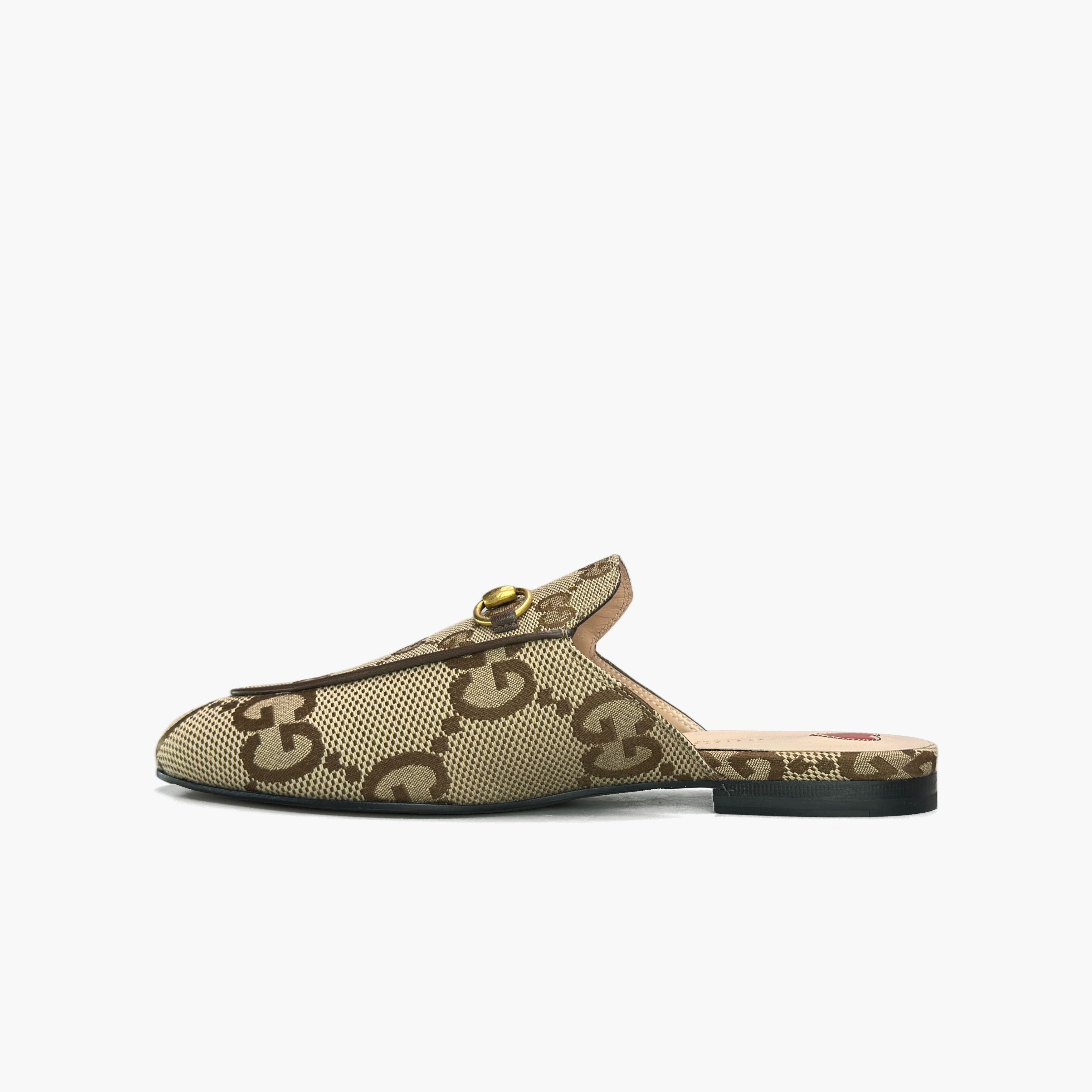 Gucci Gucci GG Supreme Canvas Horsebit Mules 36.5 Size US 6.5 / IT 36.5 - 3 Thumbnail
