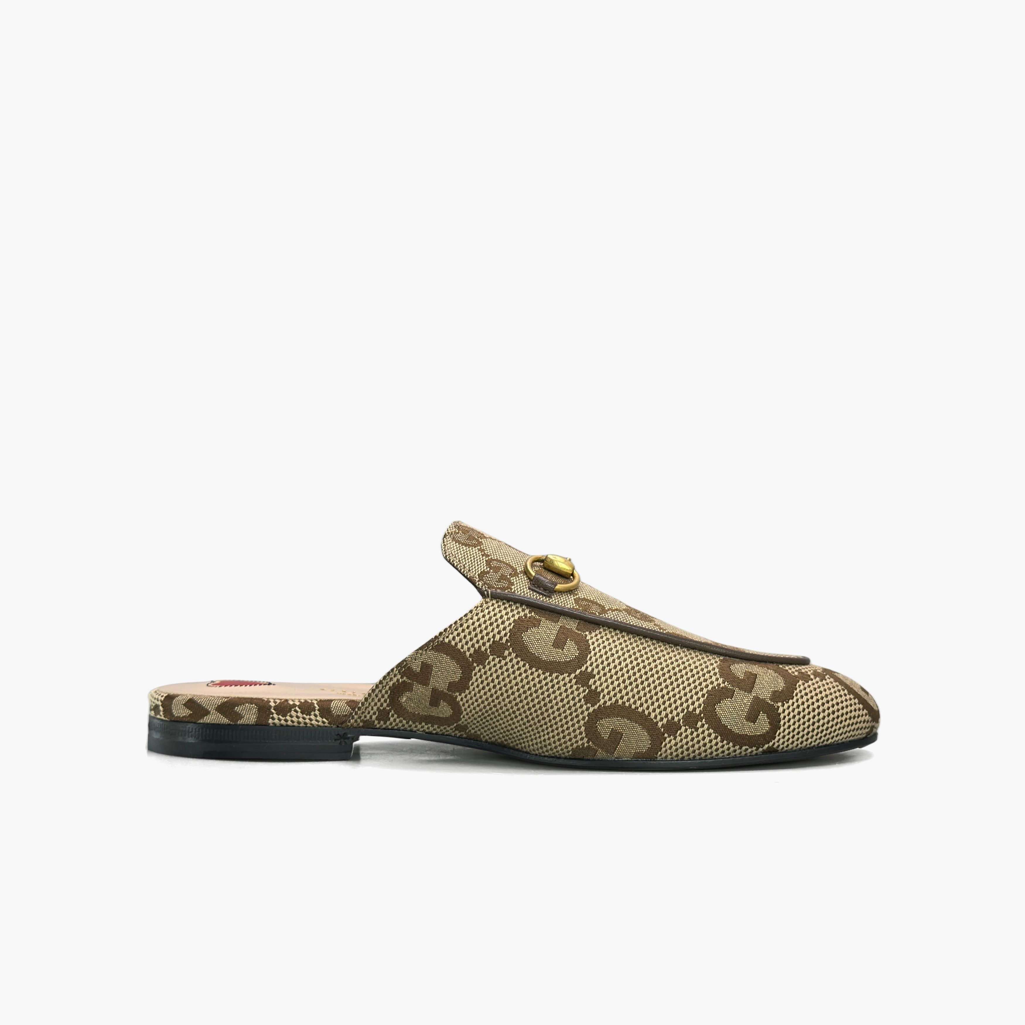 Gucci Gucci GG Supreme Canvas Horsebit Mules 36.5 Size US 6.5 / IT 36.5 - 2 Thumbnail