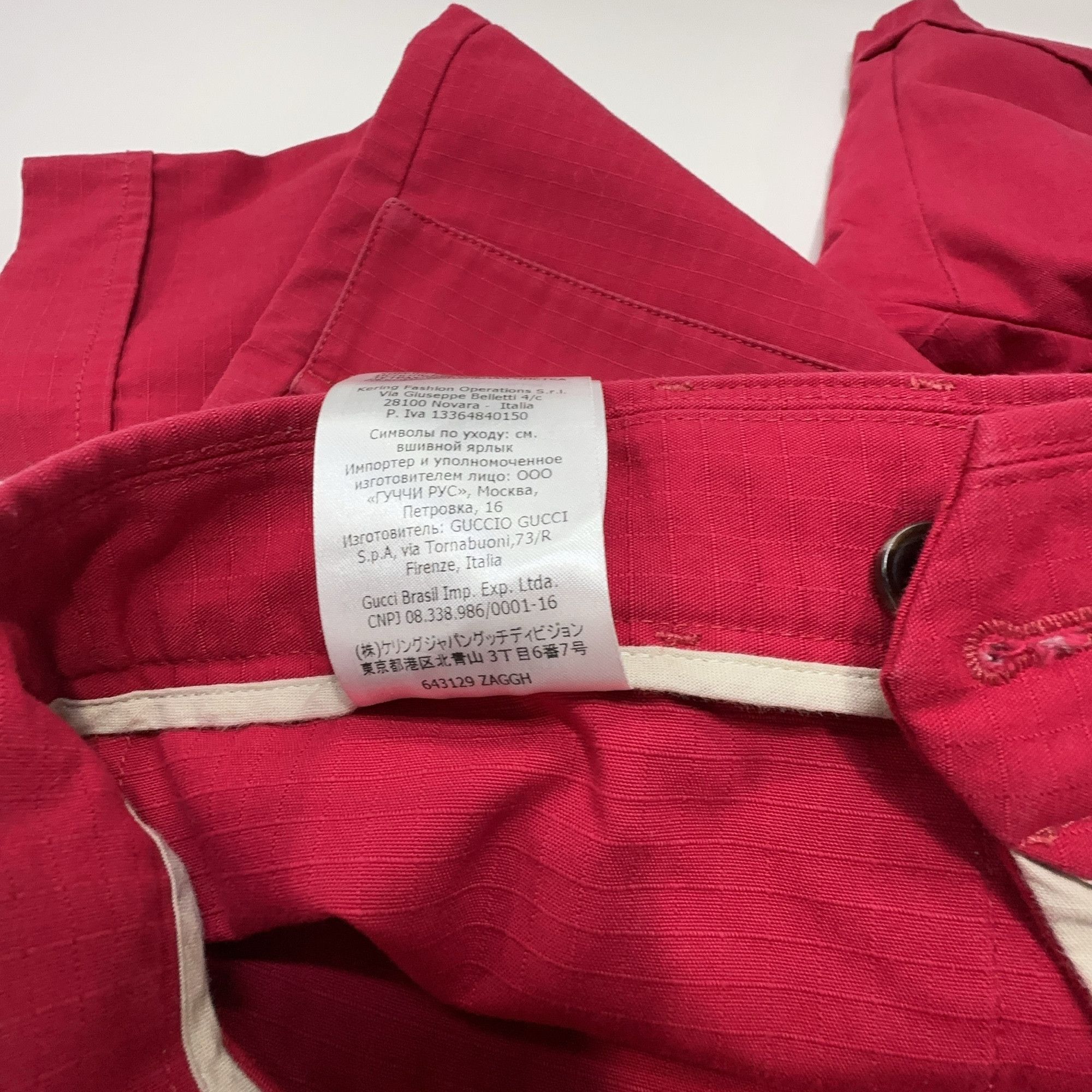 Gucci Gucci x The North Face Red Logo Shorts US 30 Size US 30 / EU 46 - 5 Thumbnail