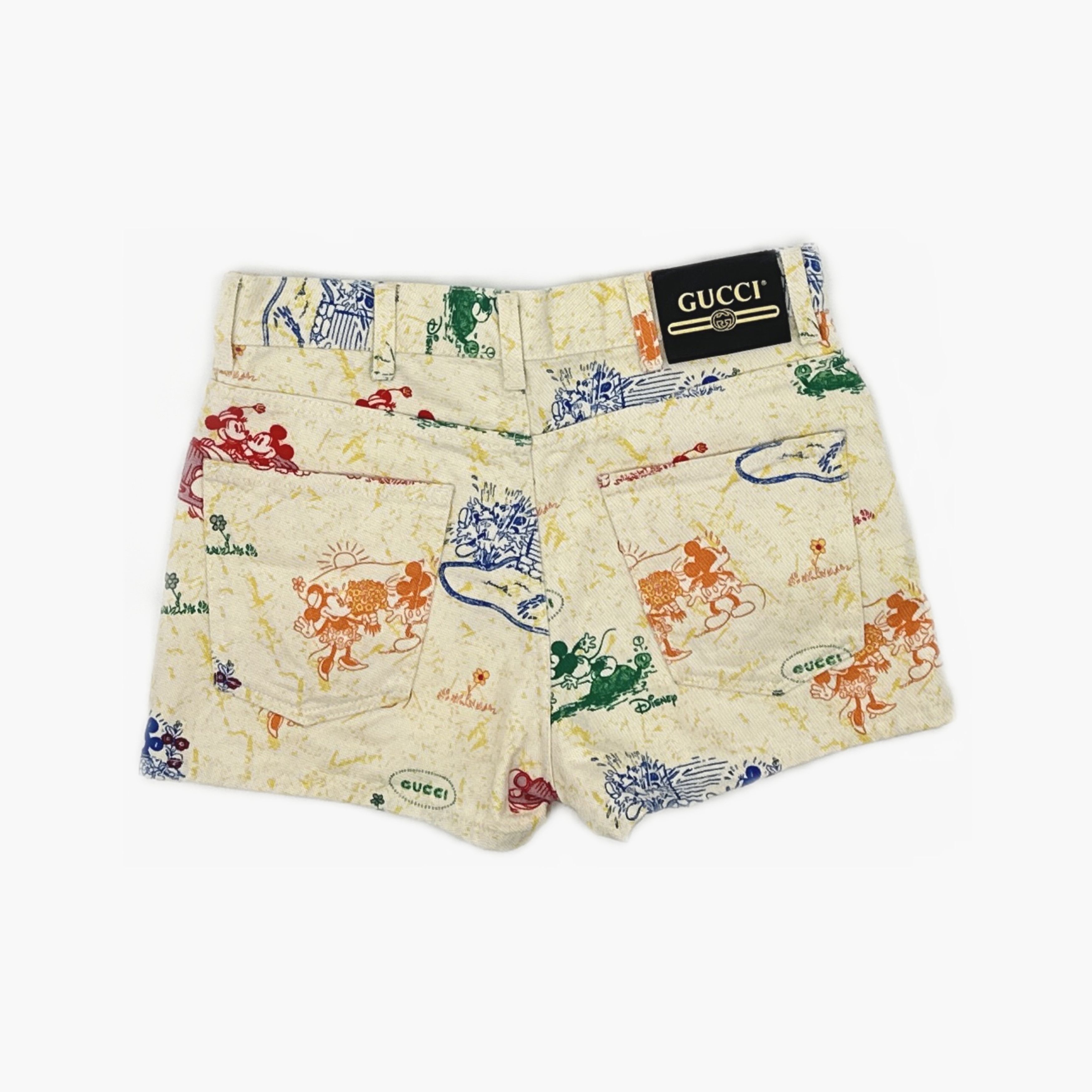 Gucci Gucci x Disney Mickey Mouse Denim Shorts Size 24 Size 24" / US 00 / IT 34 - 2 Thumbnail