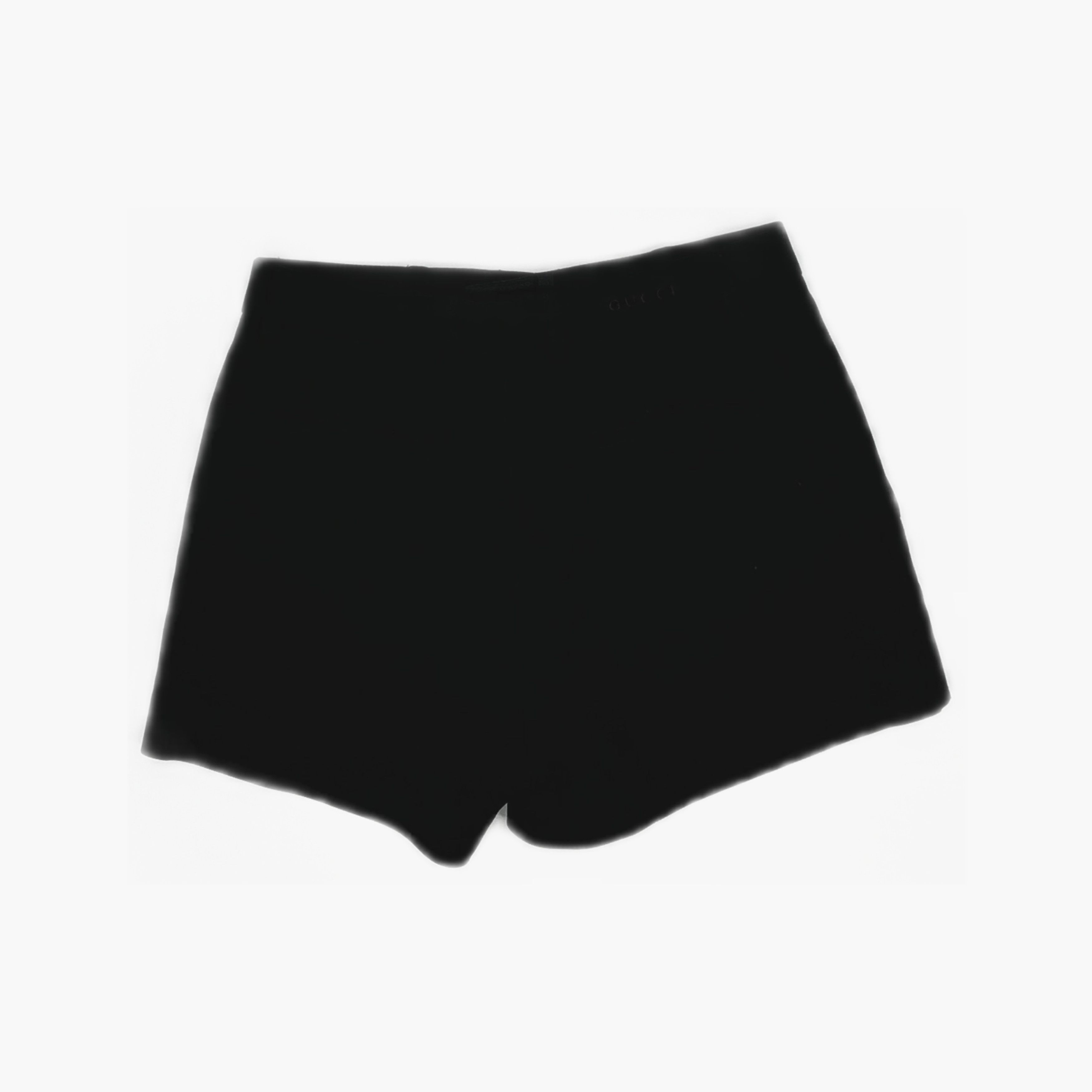 Gucci Gucci Logo Embroidered Silk Wool Shorts Size IT 38 Size 26" / US 2 / IT 38 - 2 Thumbnail